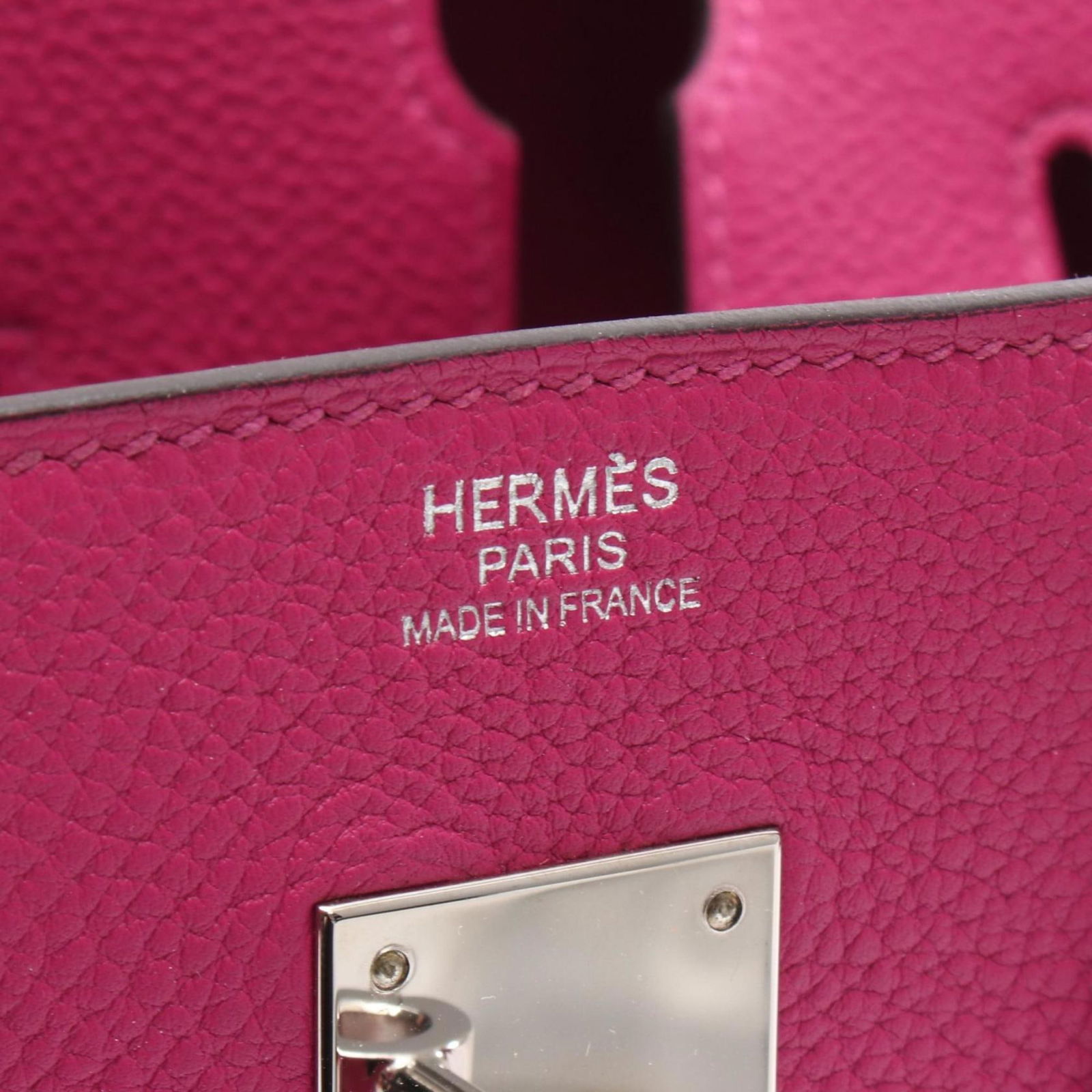 Leather Hermes Handbag - 4