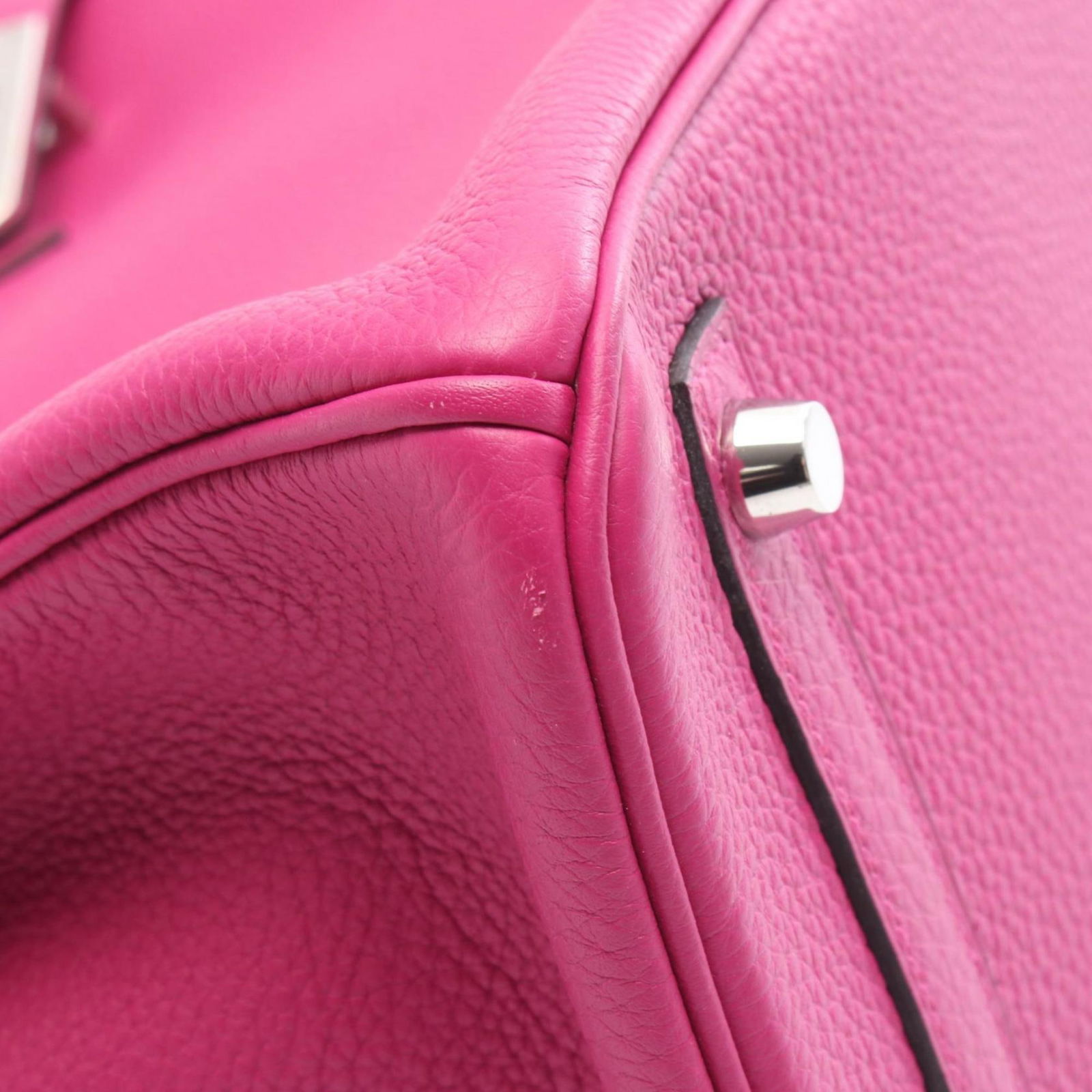 Leather Hermes Handbag - 7