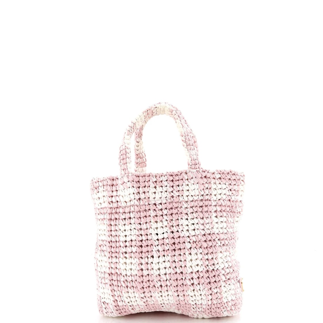 Small Prada Logo Tote Raffia - 3