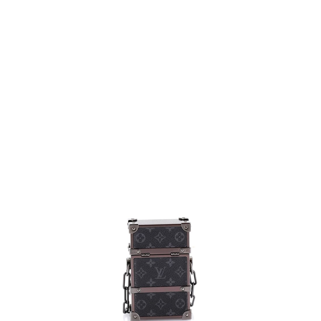 Canvas Louis Vuitton Trunk Box Pouch Monogram Eclipse - 3