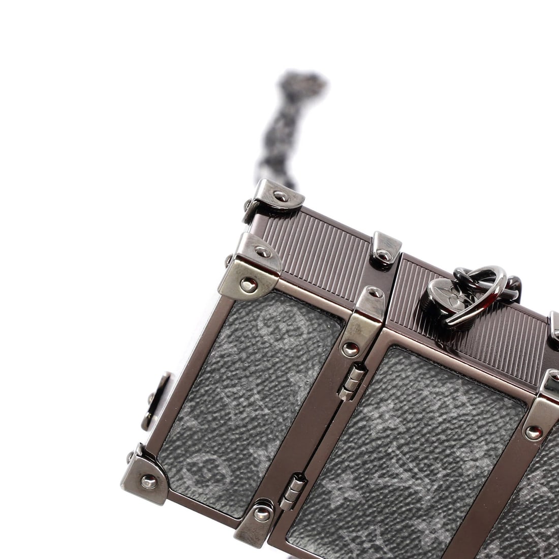 Canvas Louis Vuitton Trunk Box Pouch Monogram Eclipse - 7