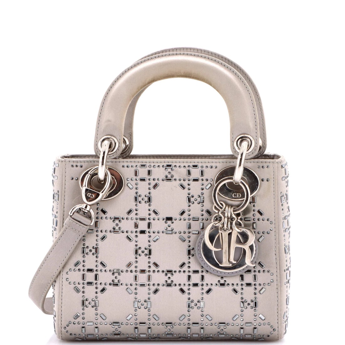Mini Christian Dior Lady Dior Bag Crystal Embellished Cannage Quilt Satin: Mini Christian Dior Lady Dior Bag Crystal Embellished Cannage Quilt Satin This listing features Mini Christian Dior Lady Dior Bag Crystal Embellished Cannage Quilt Satin. Item specifics are provided