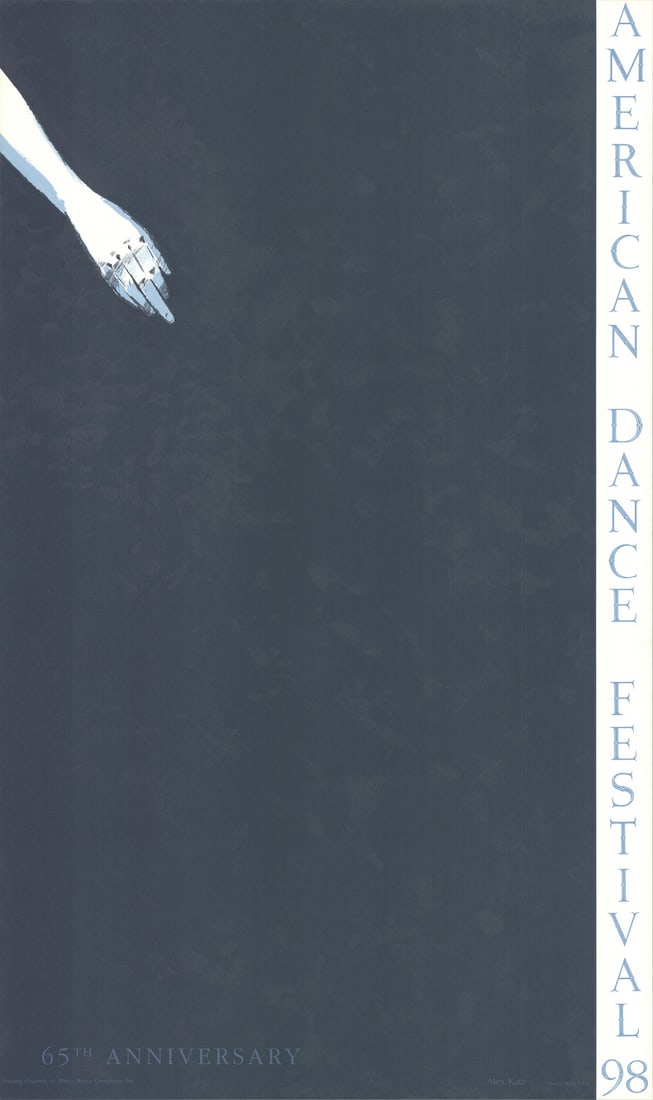 W ALEX KATZ American Dance Festival 1998 59" x 35" Lithograph 1998 Pop Art Blue: W ALEX KATZ American Dance Festival 1998 59" x 35" Lithograph 1998 Pop Art Blue This listing features W ALEX KATZ American Dance Festival 1998 59" x 35" Lithograph 1998 Pop Art Blue. Item specifics