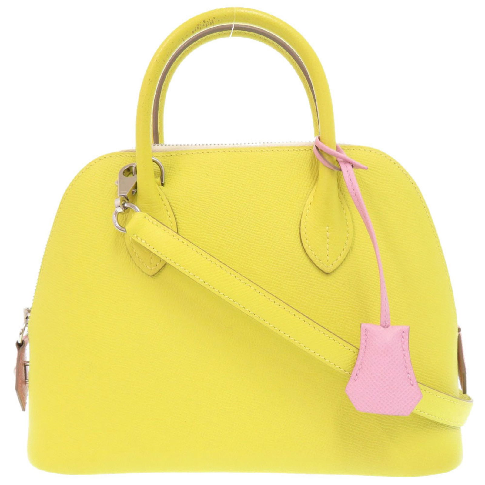Leather Hermes Handbag Epsom: Leather Hermes Handbag Epsom This listing features Leather Hermes Handbag Epsom. Item specifics are provided below. Item Specifics: Brand: Hermes Type: Handbag Material: Epsom Leather Color: Lime