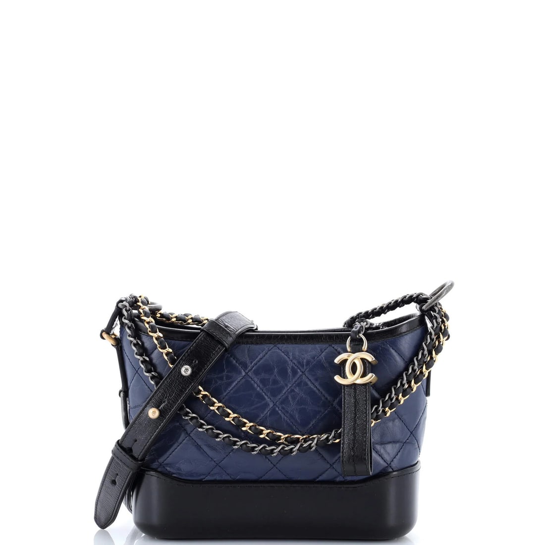Small Chanel Gabrielle Hobo Quilted Aged Calfskin: Small Chanel Gabrielle Hobo Quilted Aged Calfskin This listing features Small Chanel Gabrielle Hobo Quilted Aged Calfskin. Item specifics are provided below. Item Specifics: Brand: Chanel Exterior Mat