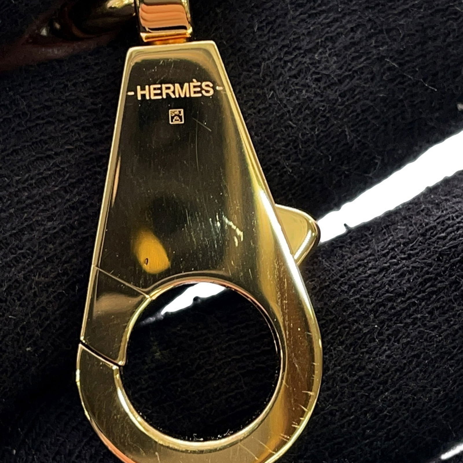 Leather Hermes Strap Swift - 6