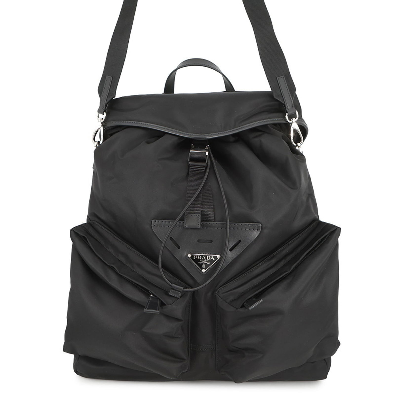 Leather - Prada Backpack - Handbag Nylon: Leather - Prada Backpack - Handbag Nylon This listing features Leather - Prada Backpack - Handbag Nylon. Item specifics are provided below. Item Specifics: Brand: Prada Type: Backpack, Handbag Materia