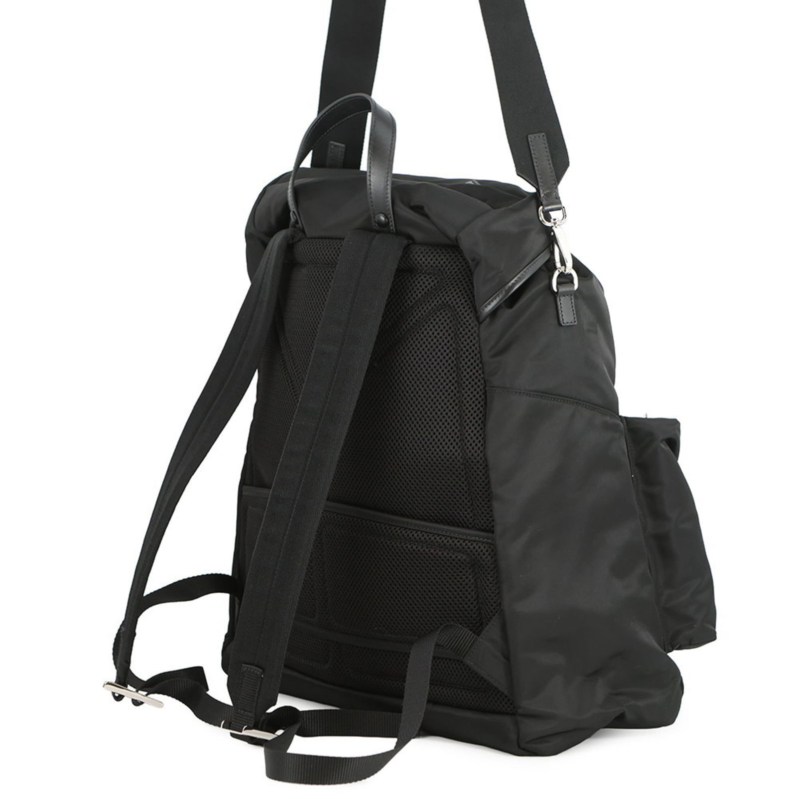 Leather - Prada Backpack - Handbag Nylon - 2