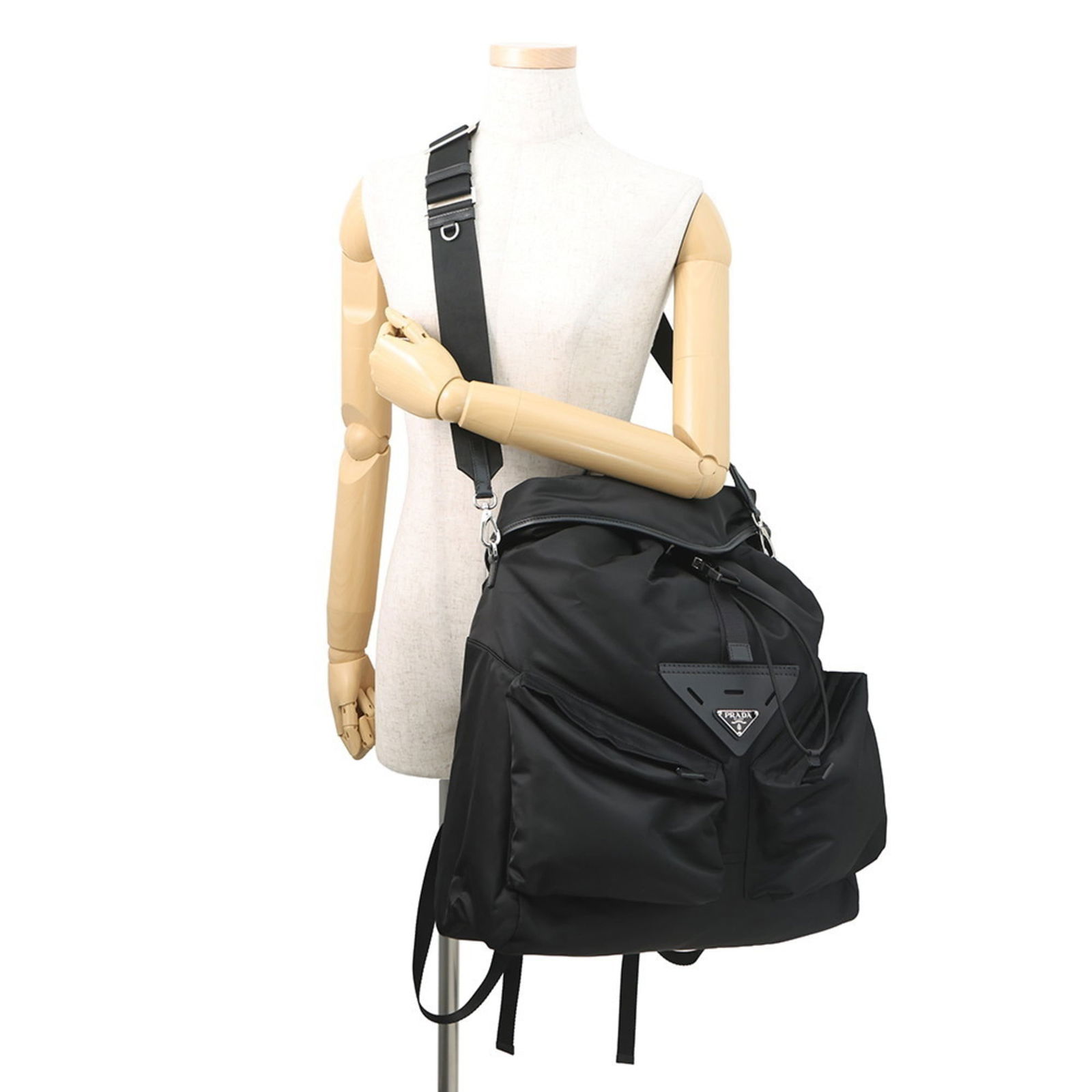 Leather - Prada Backpack - Handbag Nylon - 4