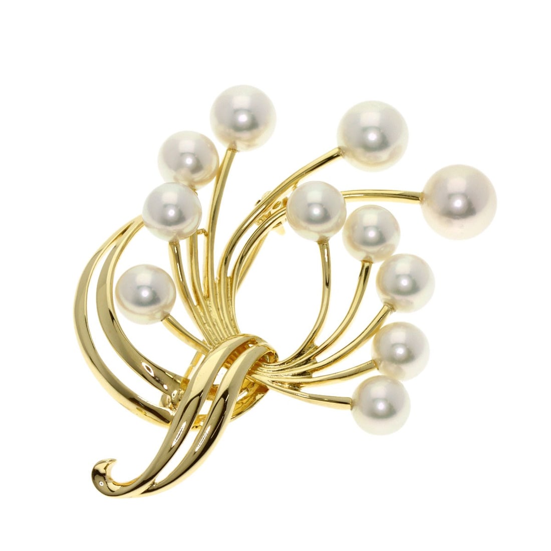 Gold MIKIMOTO Pearl Brooch K18 Yellow: Gold MIKIMOTO Pearl Brooch K18 Yellow This listing features Gold MIKIMOTO Pearl Brooch K18 Yellow. Item specifics are provided below. Item Specifics: Brand: MIKIMOTO Style: Brooch Material: K18