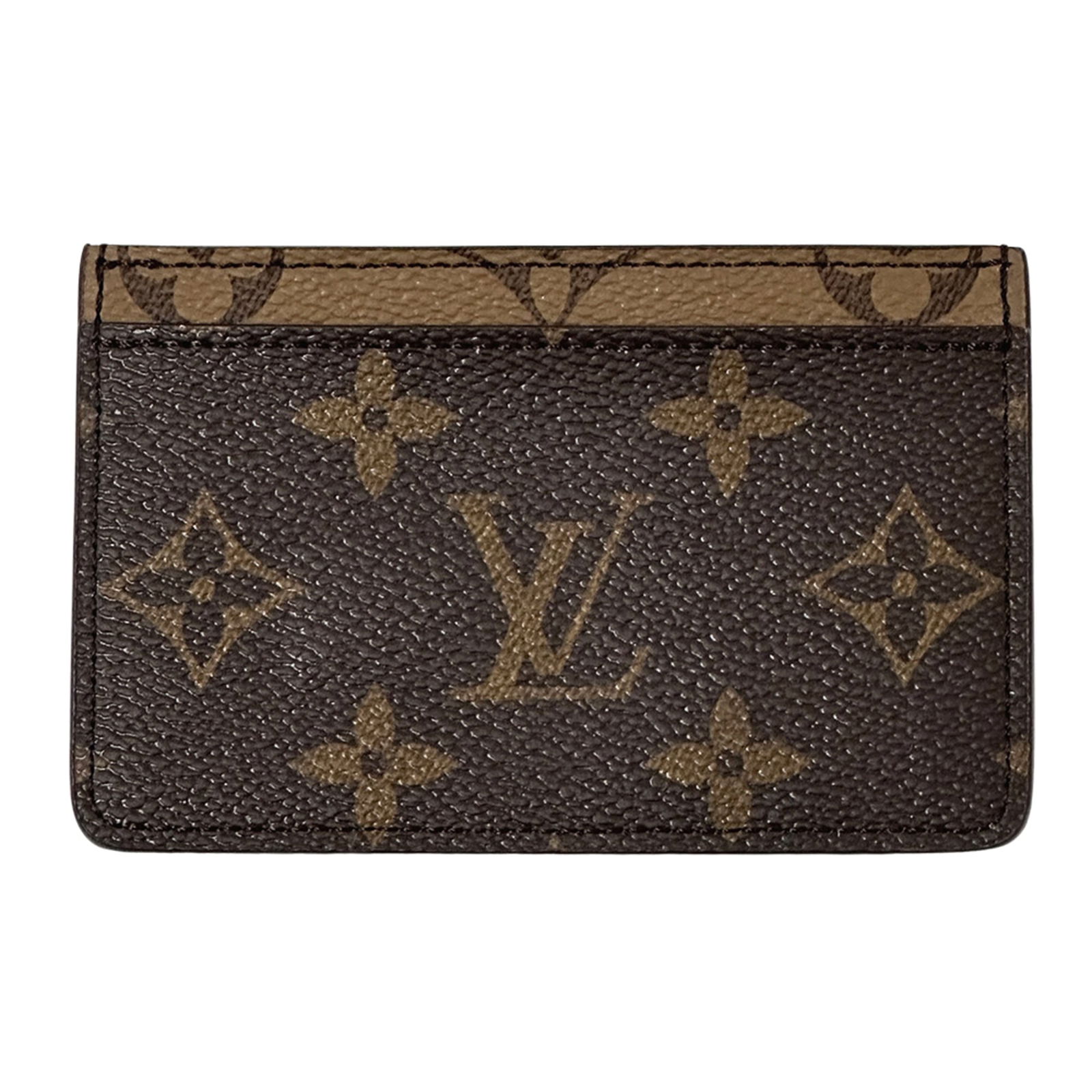 Reverse Louis Vuitton Card Case Monogram - 2