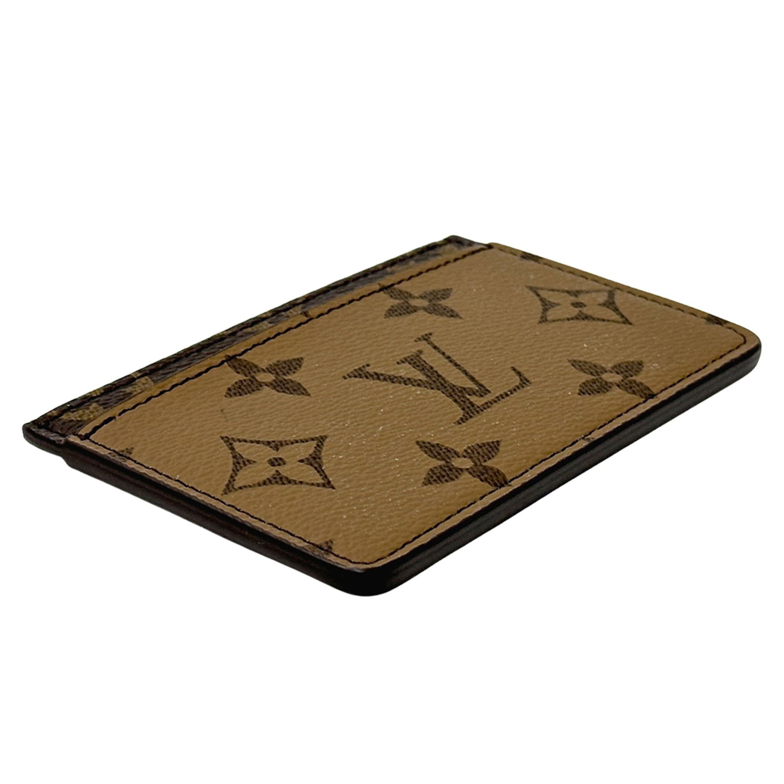 Reverse Louis Vuitton Card Case Monogram - 3