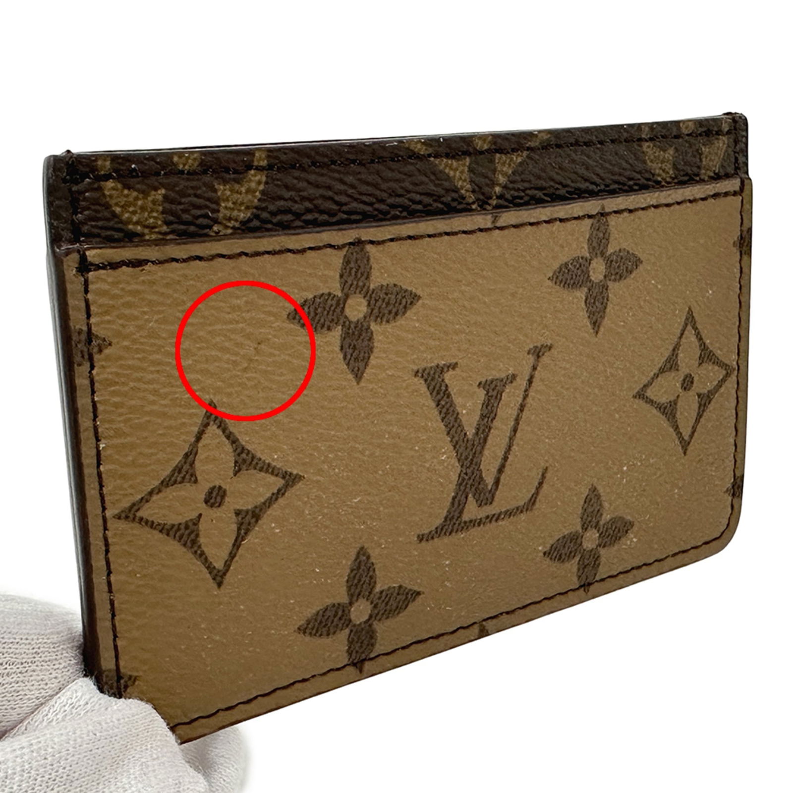 Reverse Louis Vuitton Card Case Monogram - 6