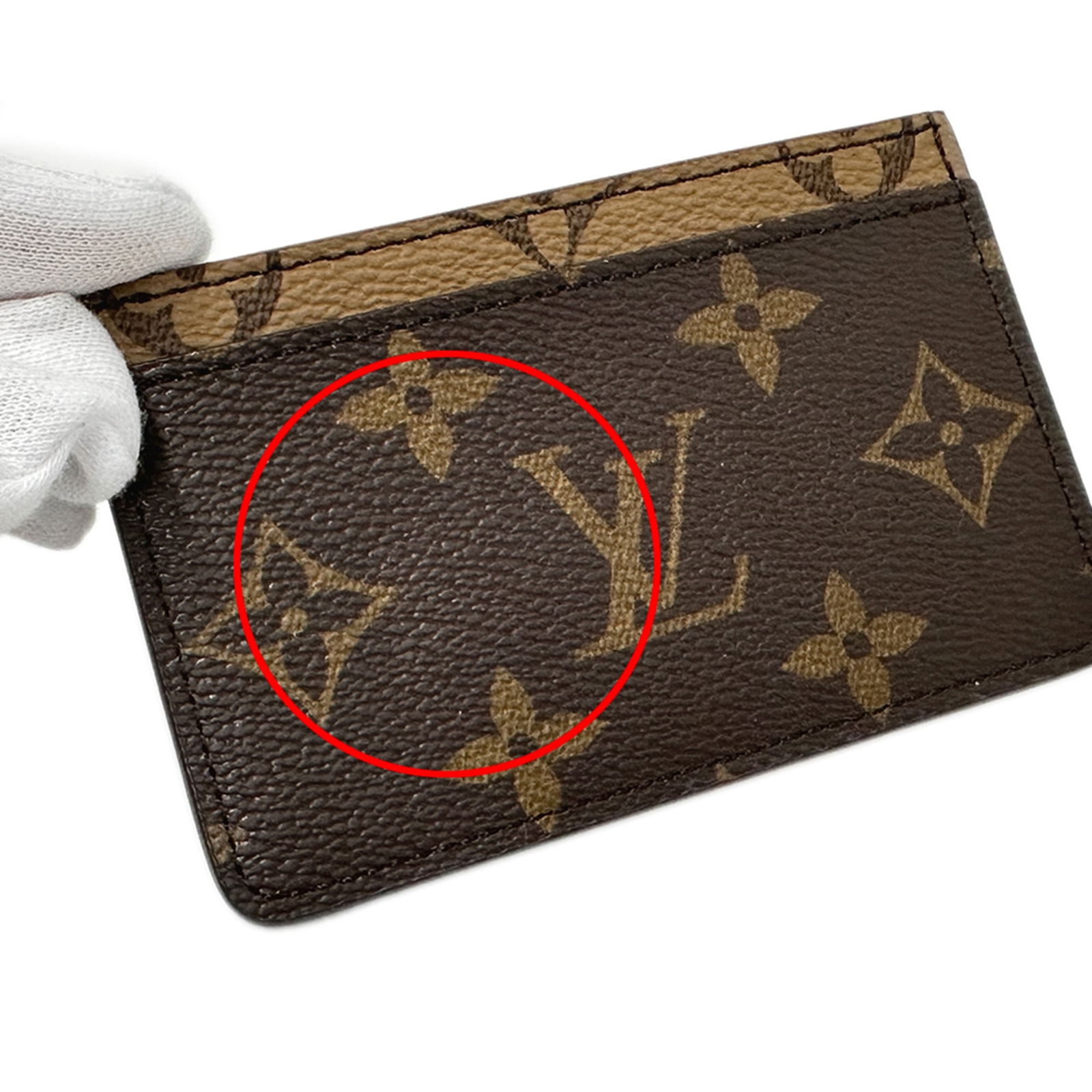 Reverse Louis Vuitton Card Case Monogram - 7