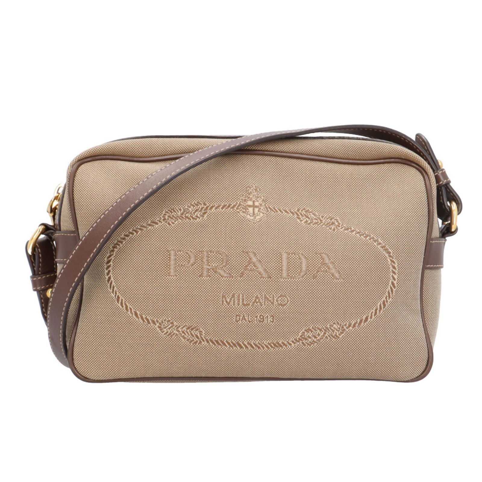 Leather - Prada Shoulder Bag Canvas (1 of 13)