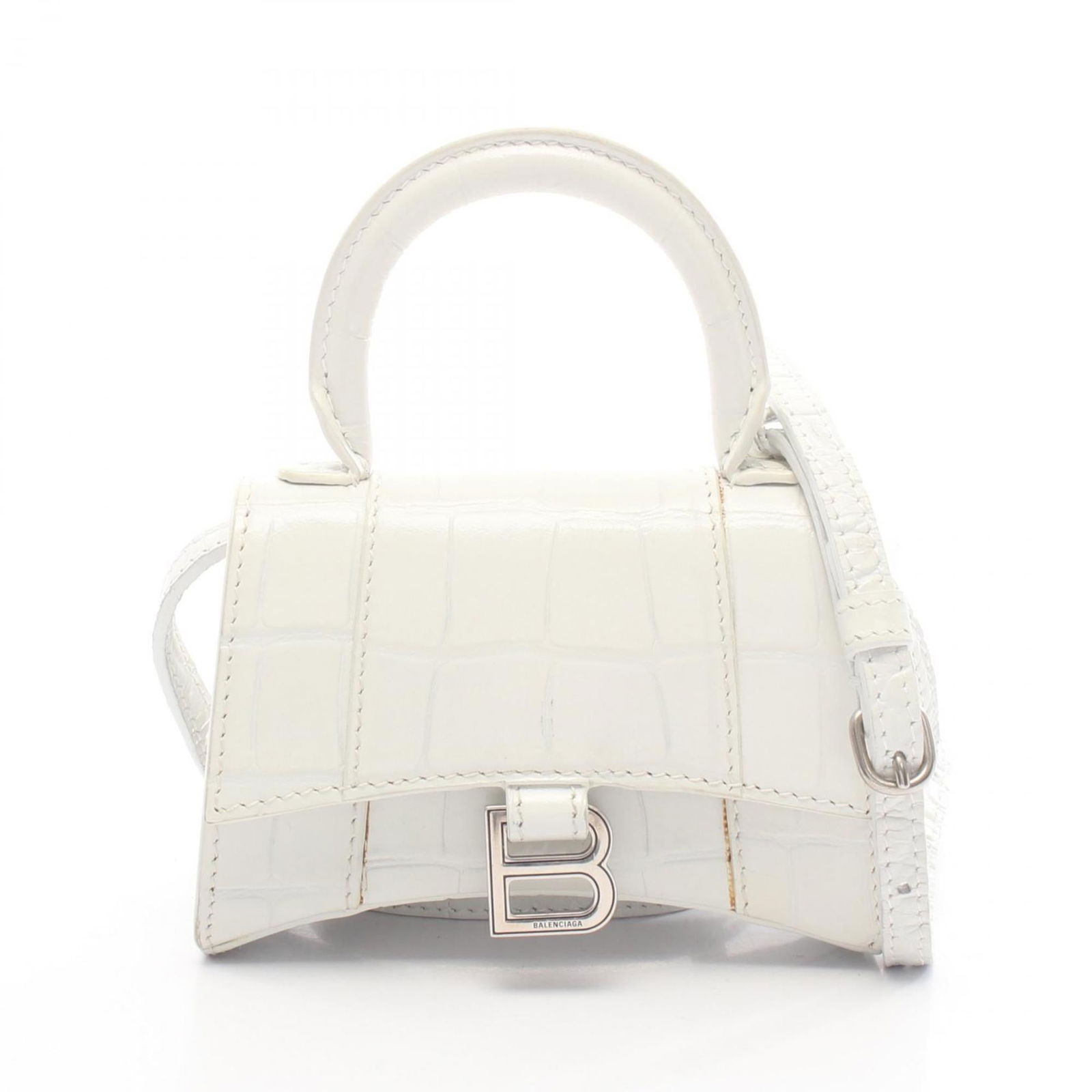 Leather Balenciaga Handbag: Leather Balenciaga Handbag This listing features Leather Balenciaga Handbag. Item specifics are provided below. Item Specifics: Brand: Balenciaga Type: Handbag Material: Leather Color: White Gender: W