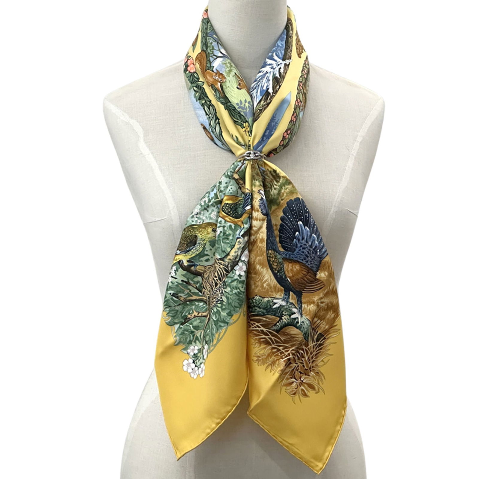 Silk Hermes Scarf - 7