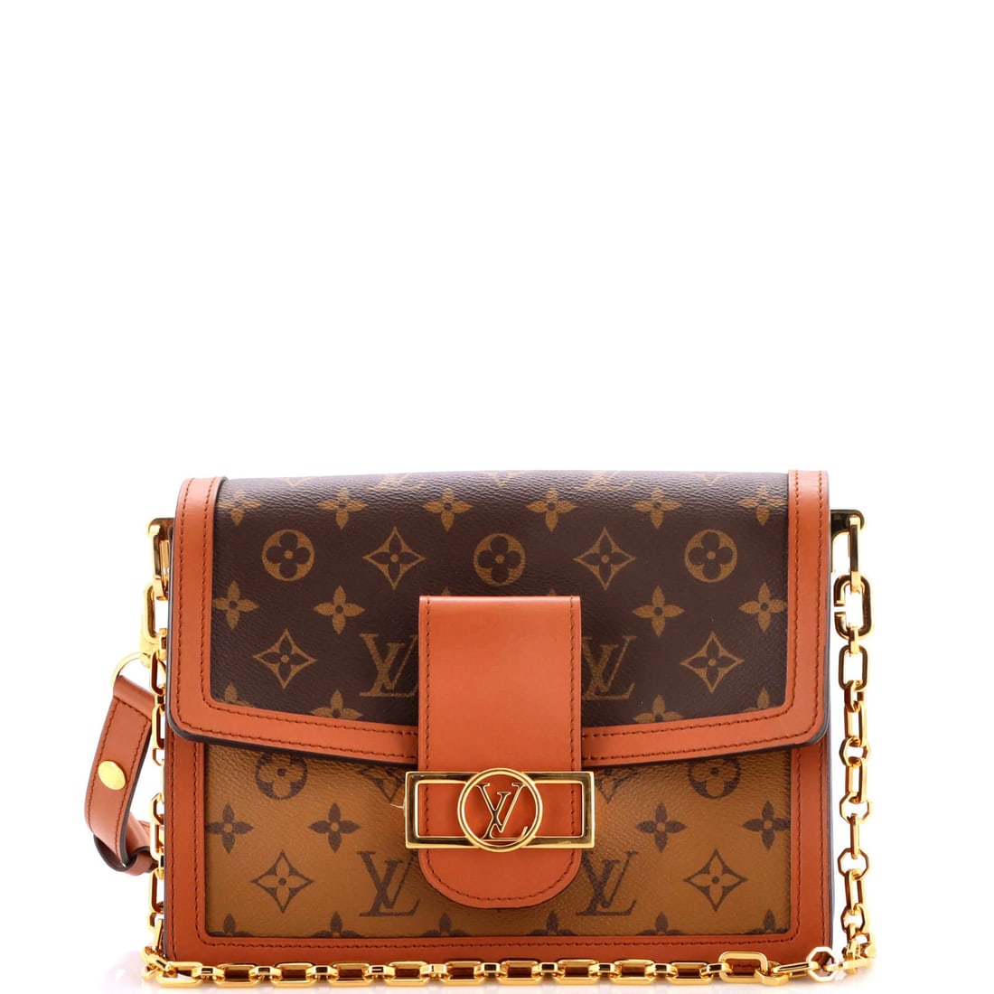 MM Louis Vuitton Dauphine Shoulder Bag Reverse Monogram Canvas (1 of 8)