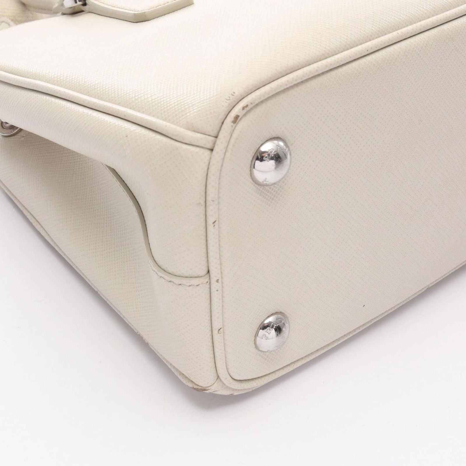 Leather Prada Handbag - 12