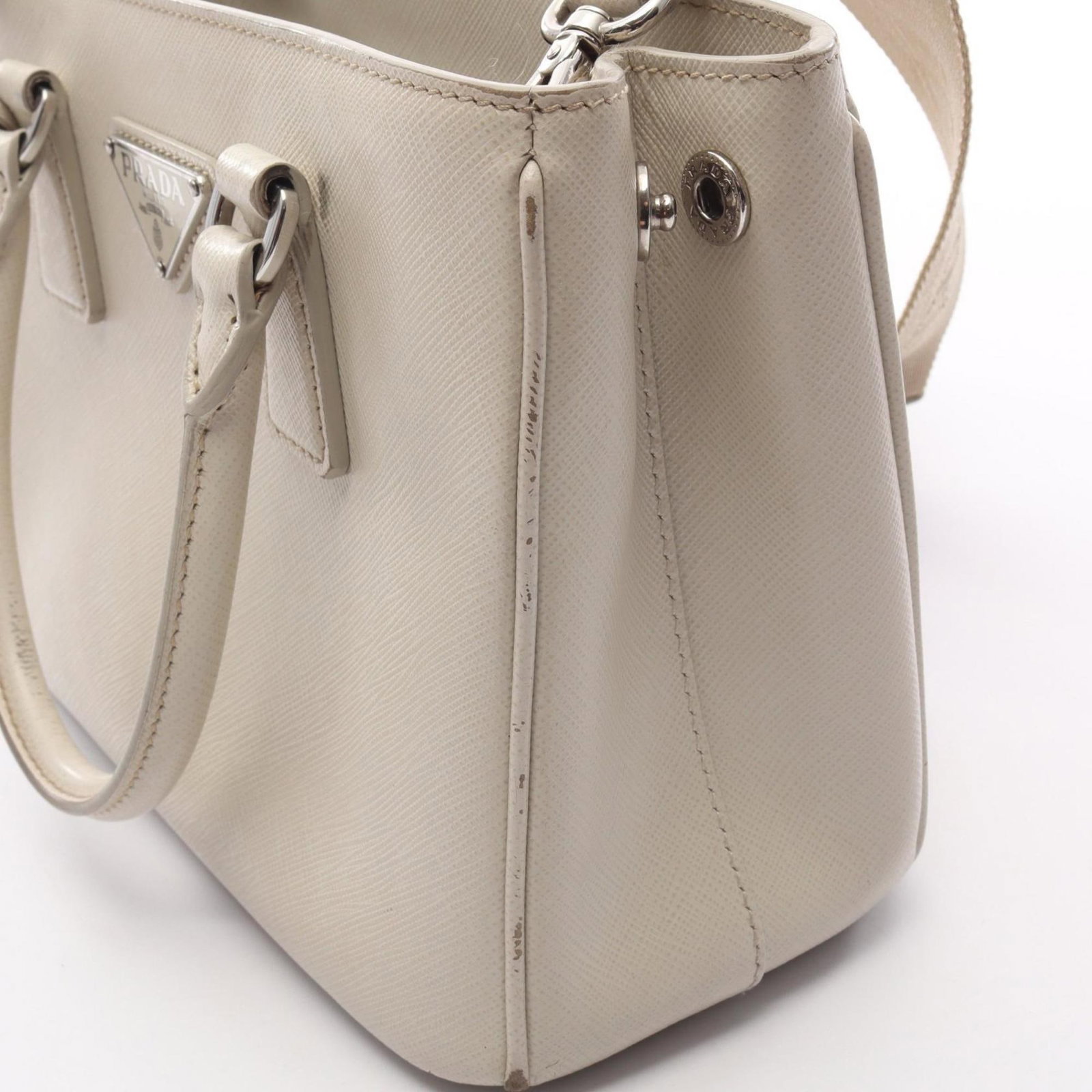 Leather Prada Handbag - 15