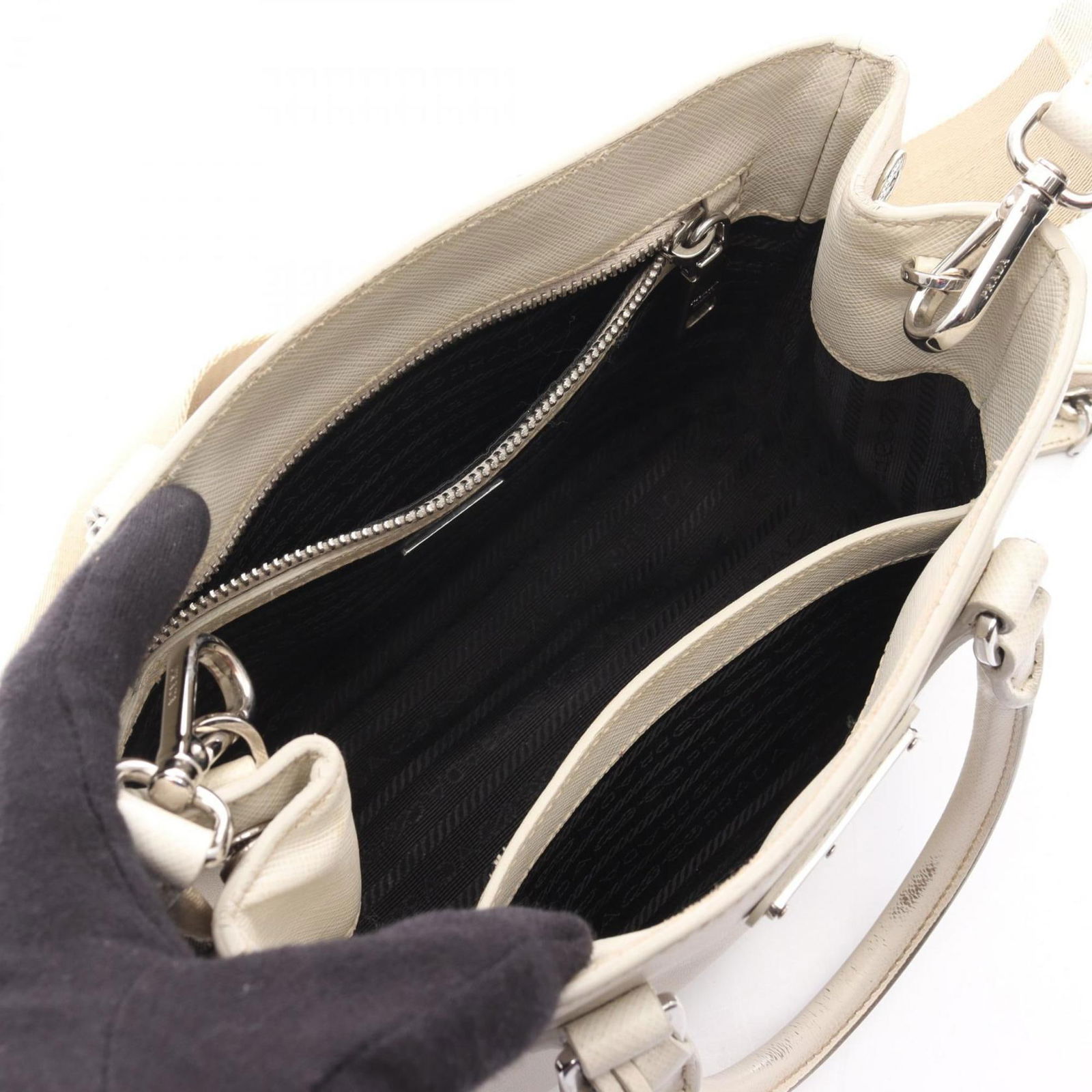 Leather Prada Handbag - 3