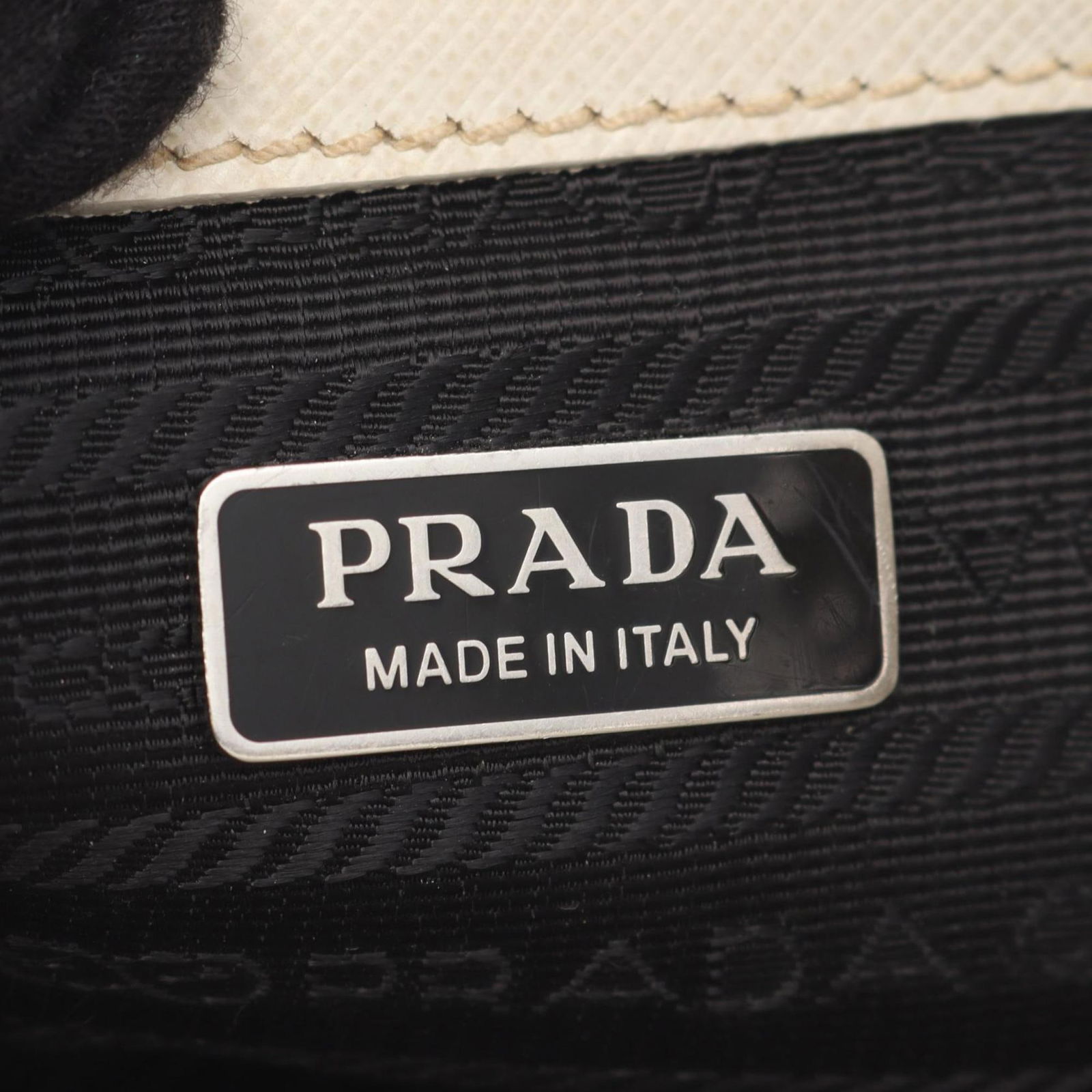 Leather Prada Handbag - 4