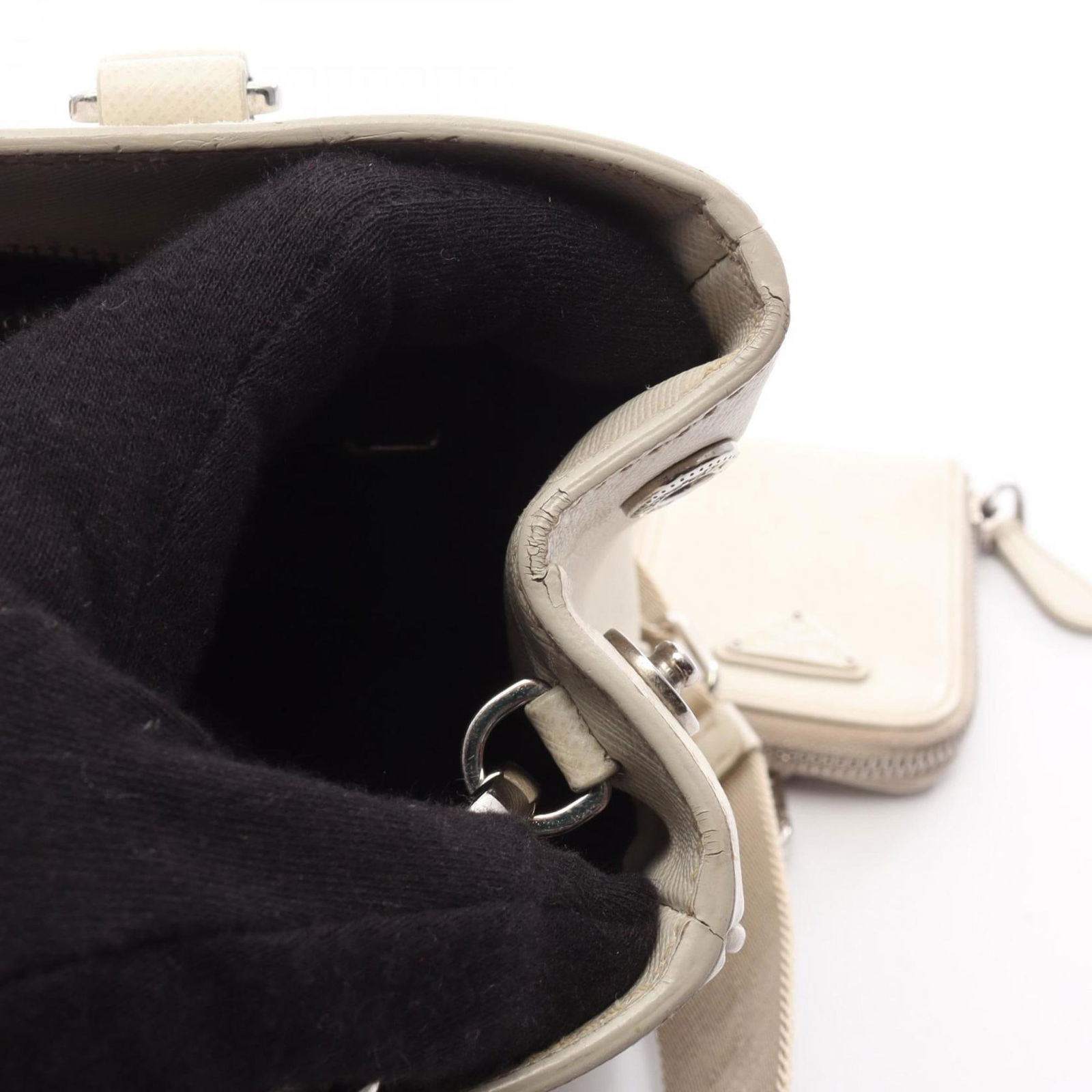 Leather Prada Handbag - 6