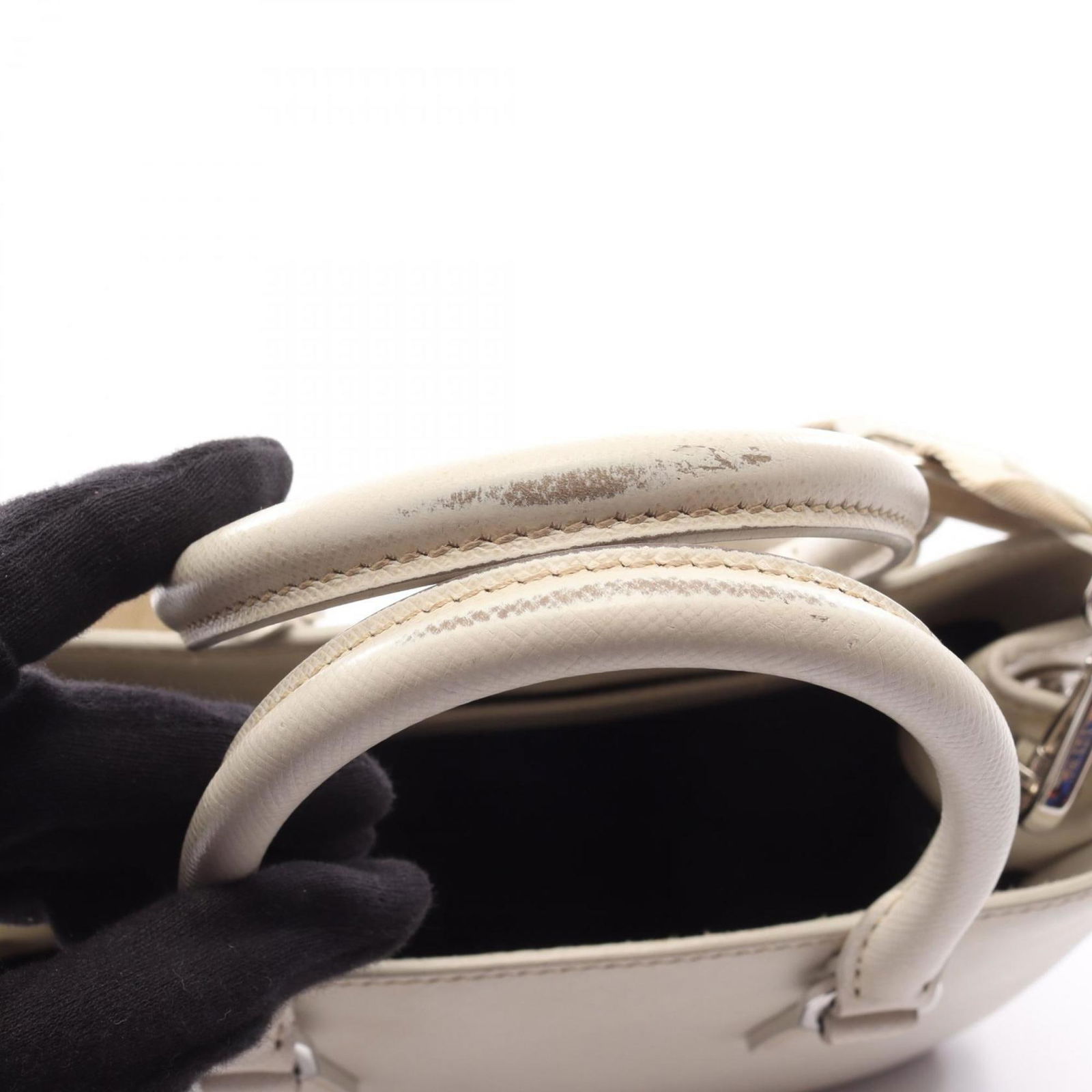 Leather Prada Handbag - 7