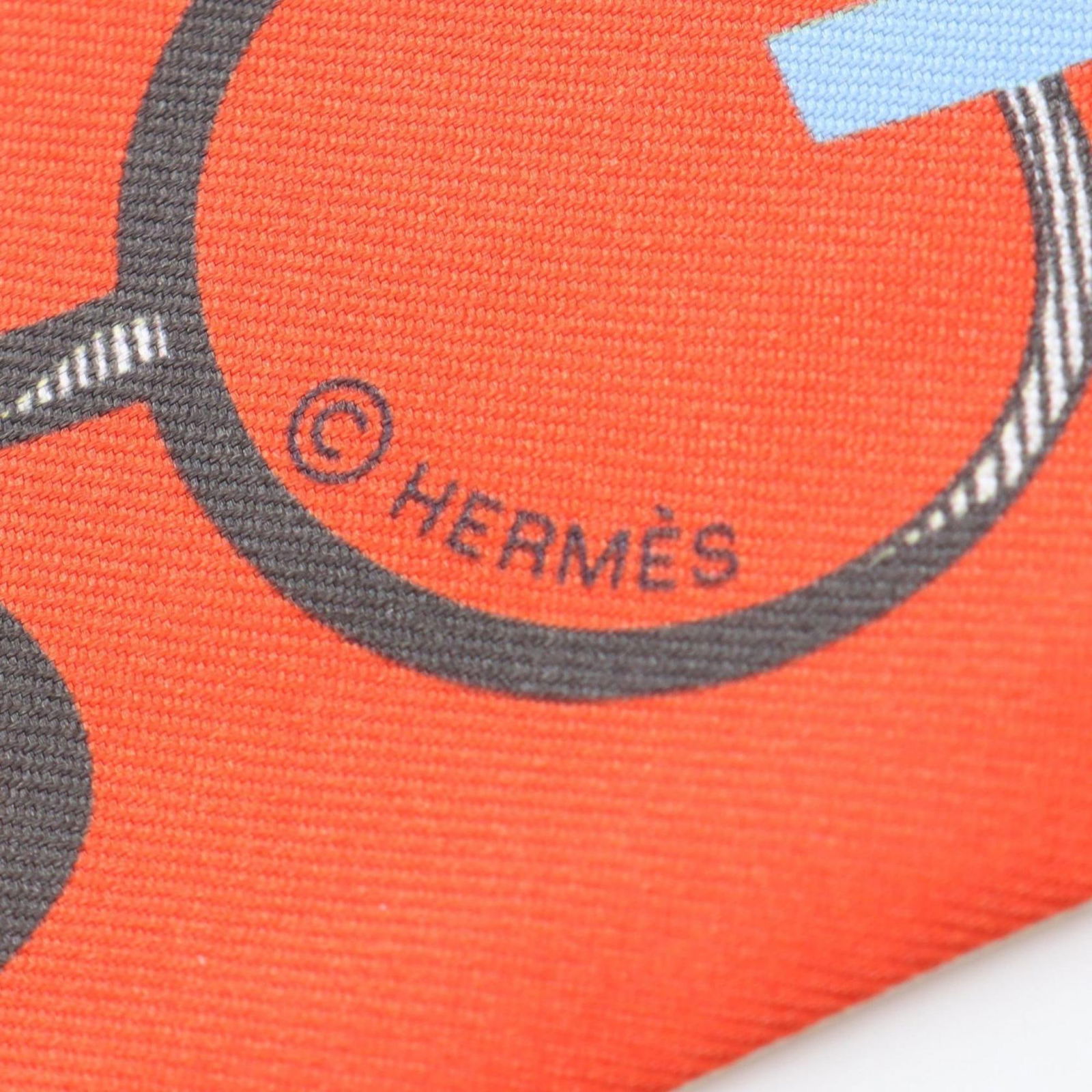 Silk Hermes Scarf - 4