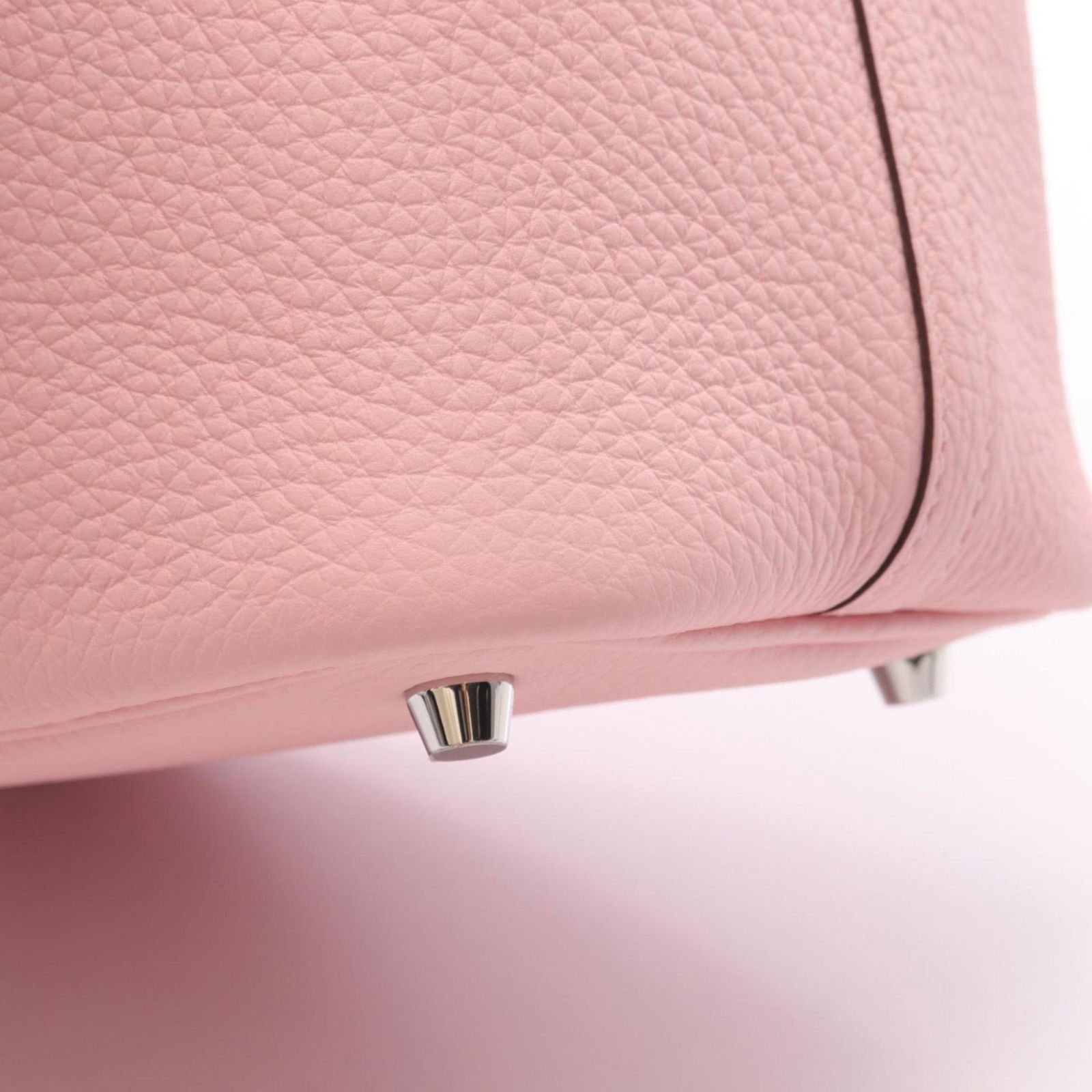 Leather Hermes Handbag Taurillon Clemence - 6