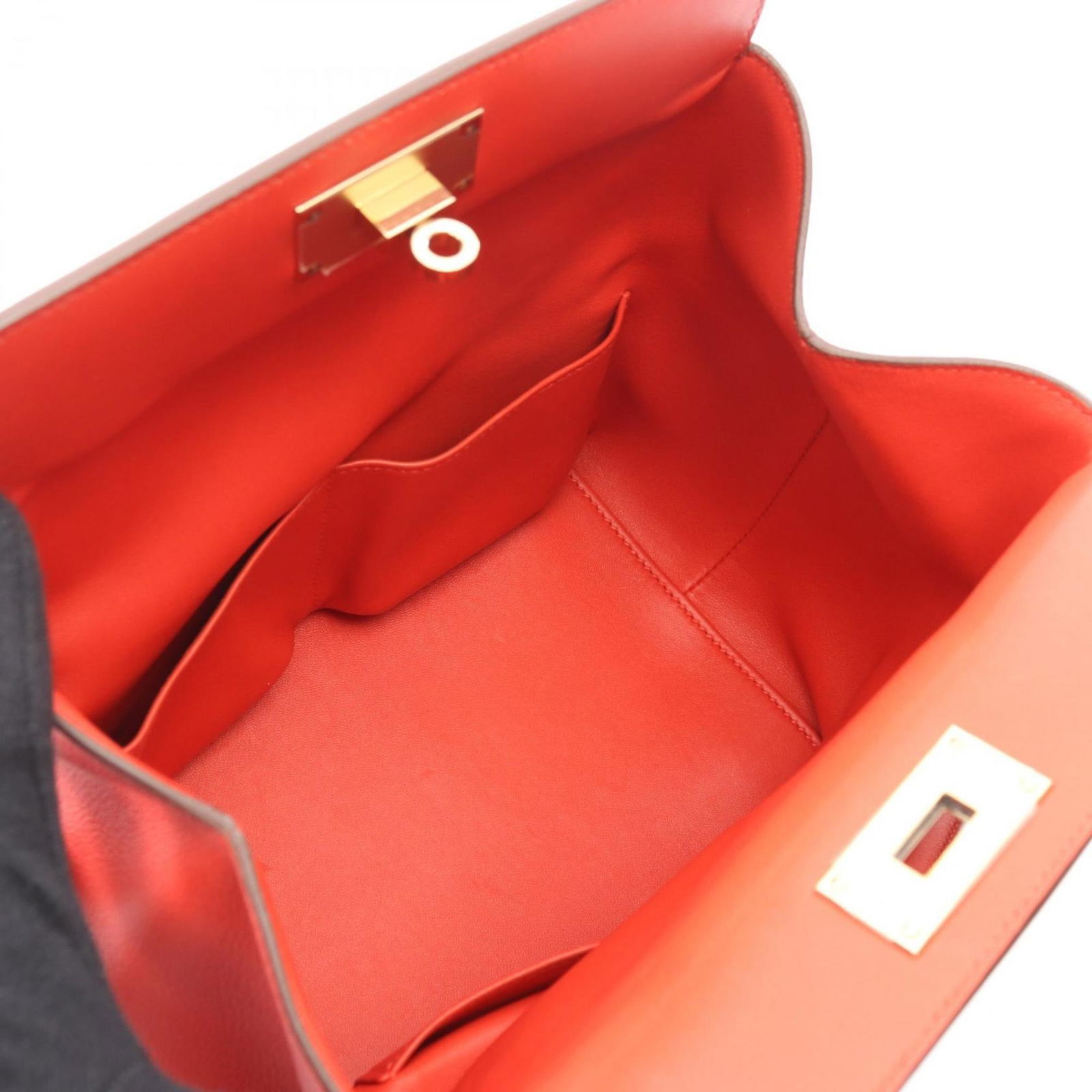 Leather Hermes Handbag - 3