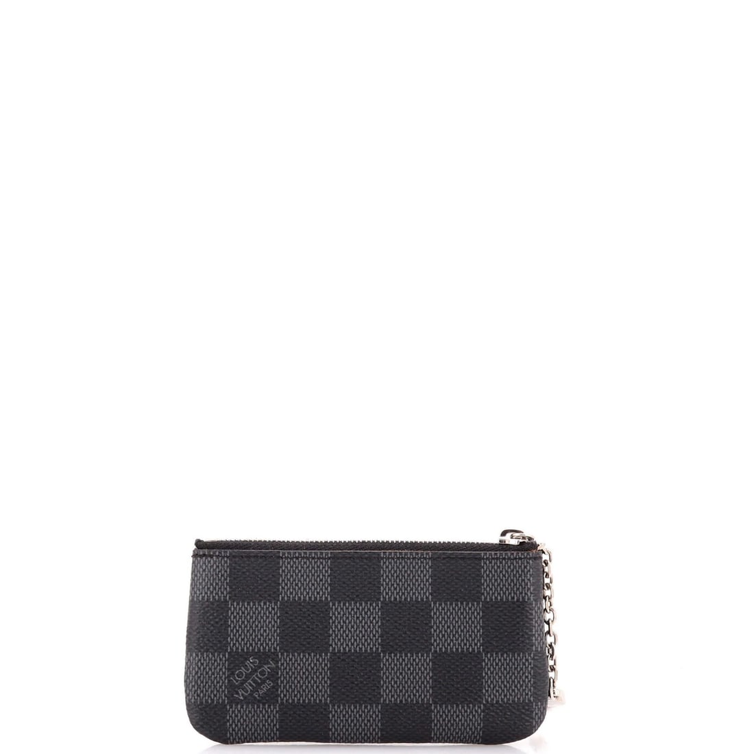 Graphite Louis Vuitton Key Pouch Damier - 3