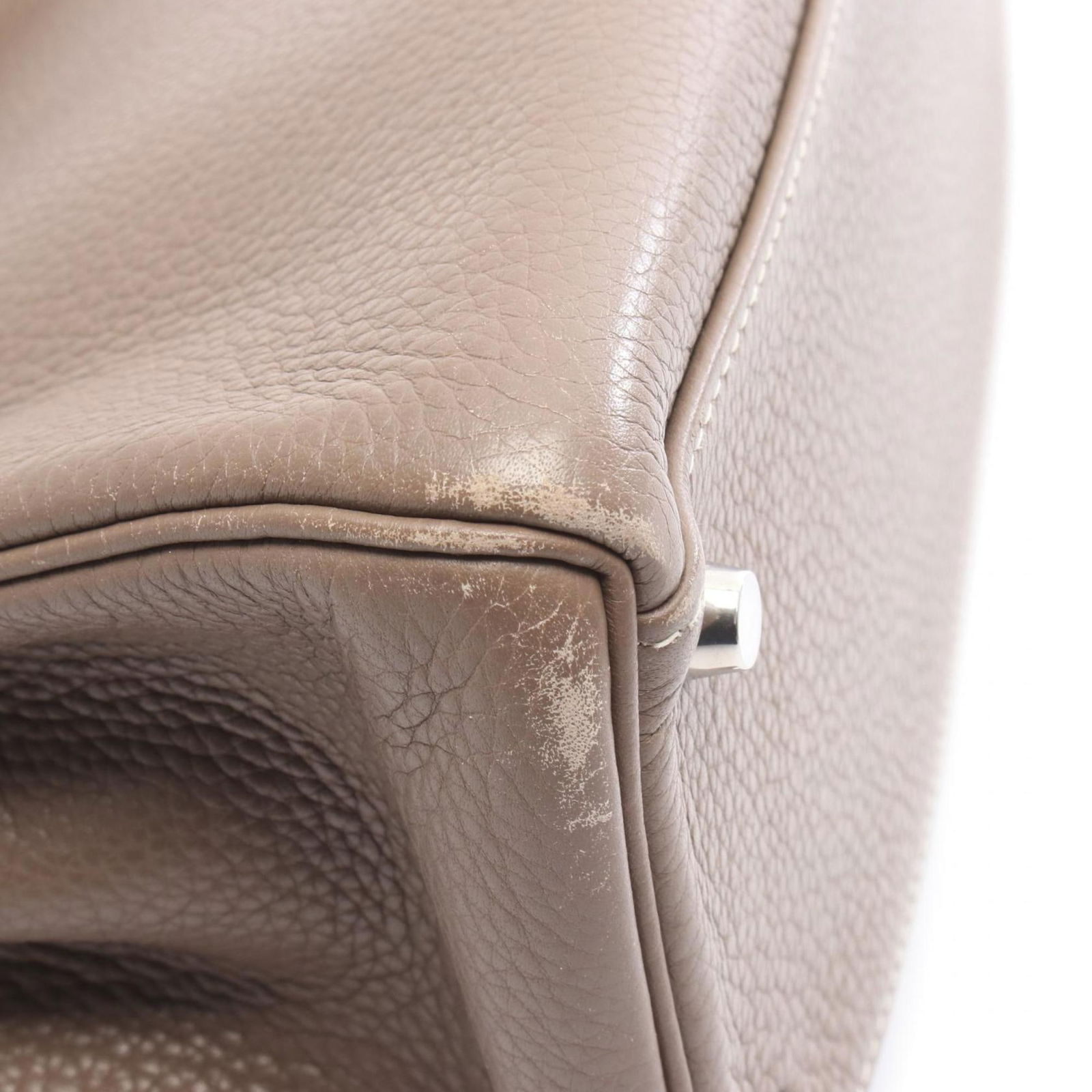 Leather Hermes Handbag - 11