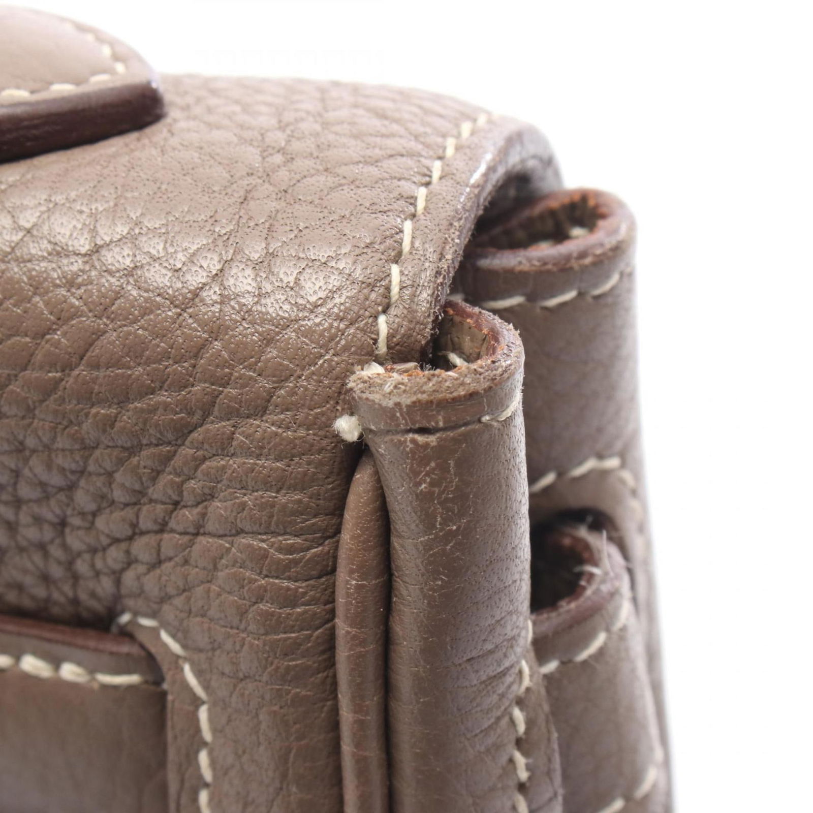 Leather Hermes Handbag - 16