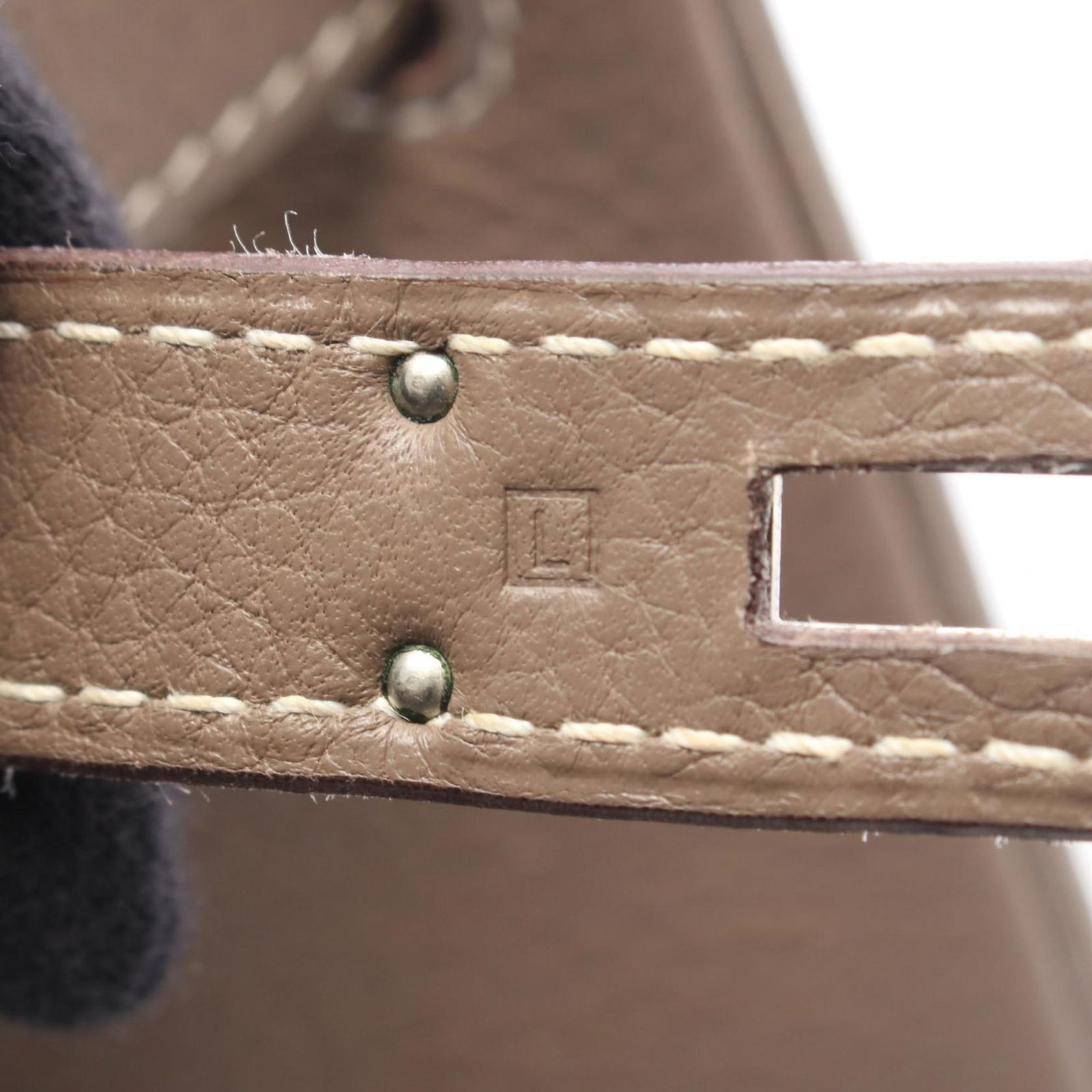 Leather Hermes Handbag - 5