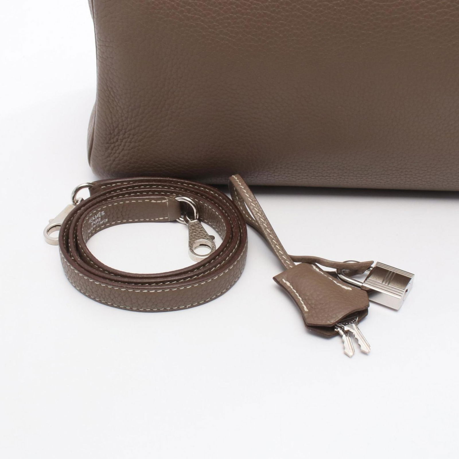 Leather Hermes Handbag - 6