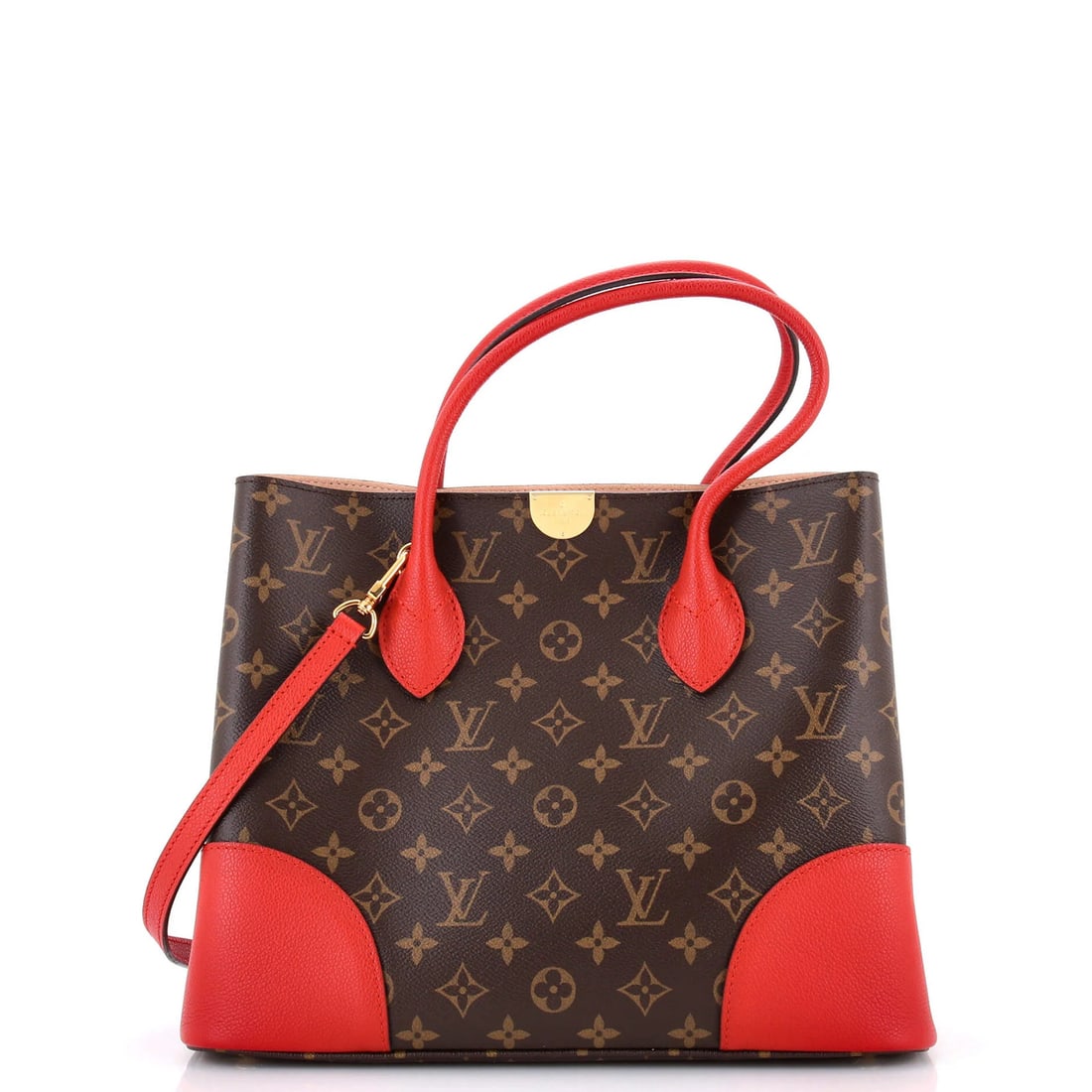 Leather Louis Vuitton Flandrin Handbag Monogram Canvas and (1 of 5)