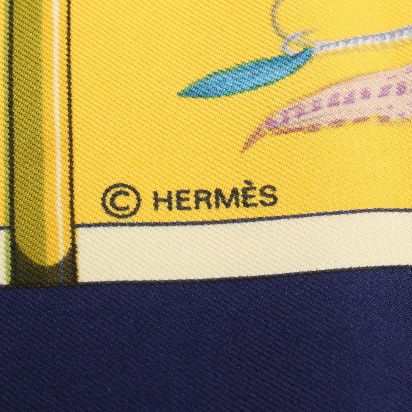 Silk Hermes Scarf - 2