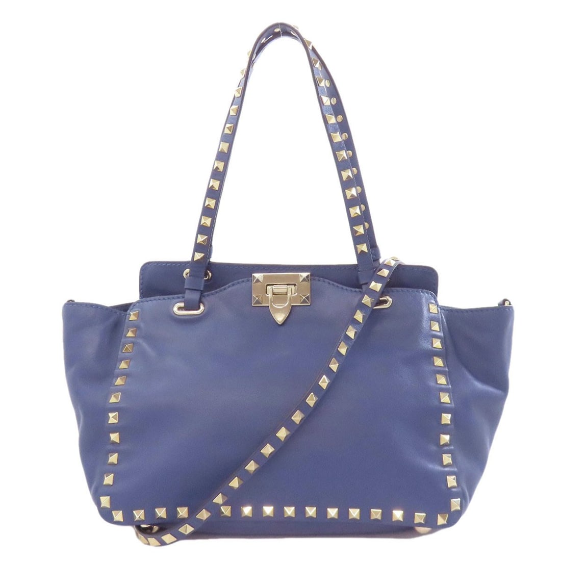 Leather VALENTINO Studs 2WAY Tote Bag: Leather VALENTINO Studs 2WAY Tote Bag This listing features Leather VALENTINO Studs 2WAY Tote Bag. Item specifics are provided below. Item Specifics: Brand: VALENTINO Style: Tote Bag Exterior