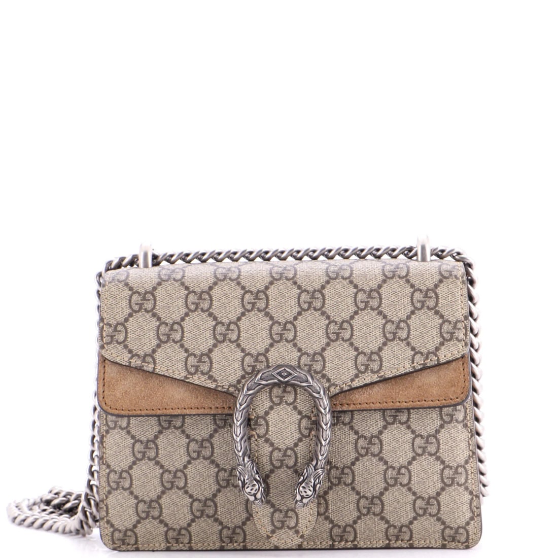 Mini Gucci Dionysus Bag GG Coated Canvas: Mini Gucci Dionysus Bag GG Coated Canvas This listing features Mini Gucci Dionysus Bag GG Coated Canvas. Item specifics are provided below. Item Specifics: Brand: Gucci Exterior Material: Canvas