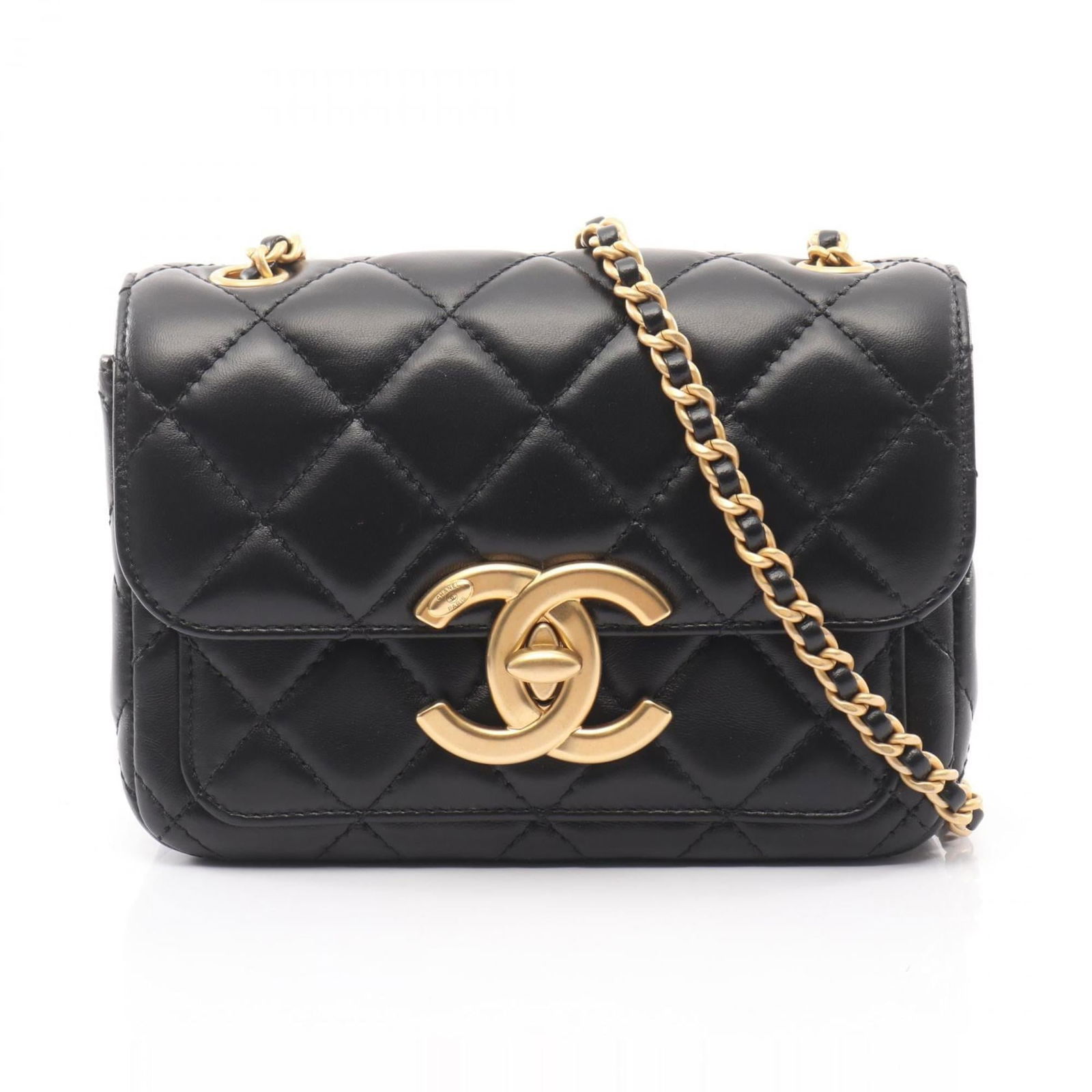 Shoulder Bag Leather - Chanel Handbag (1 of 9)