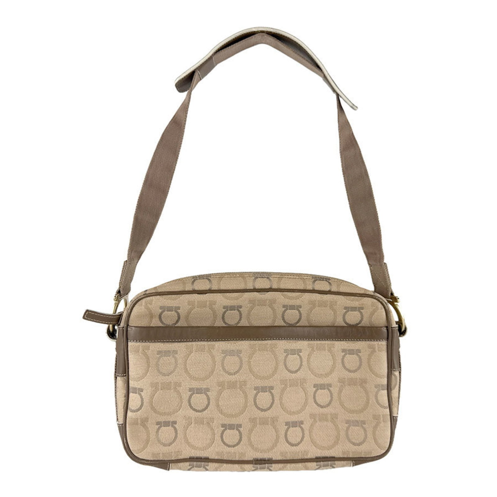Canvas Salvatore Ferragamo Shoulder Bag: Canvas Salvatore Ferragamo Shoulder Bag This listing features Canvas Salvatore Ferragamo Shoulder Bag. Item specifics are provided below. Item Specifics: Brand: Salvatore Ferragamo Type: Shoulder