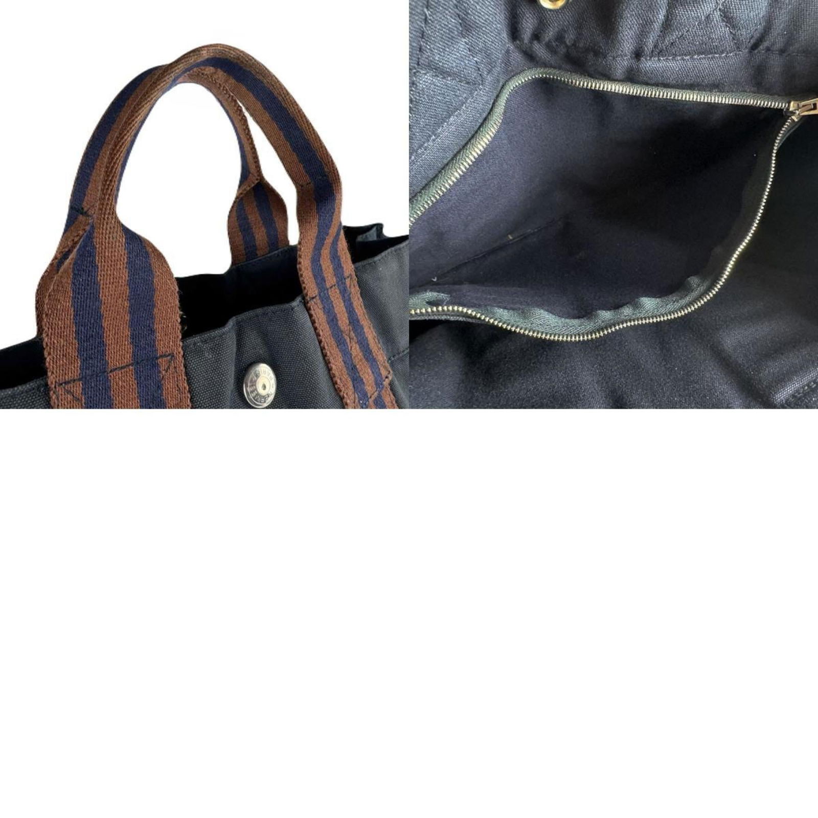 Canvas Hermes Handbag - 5