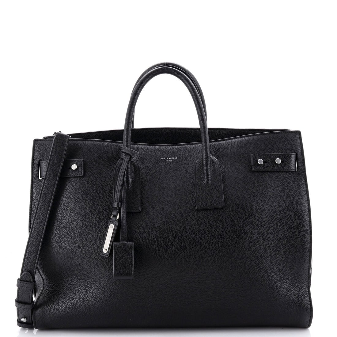 Large Saint Laurent Sac de Jour Souple Bag Leather (1 of 5)
