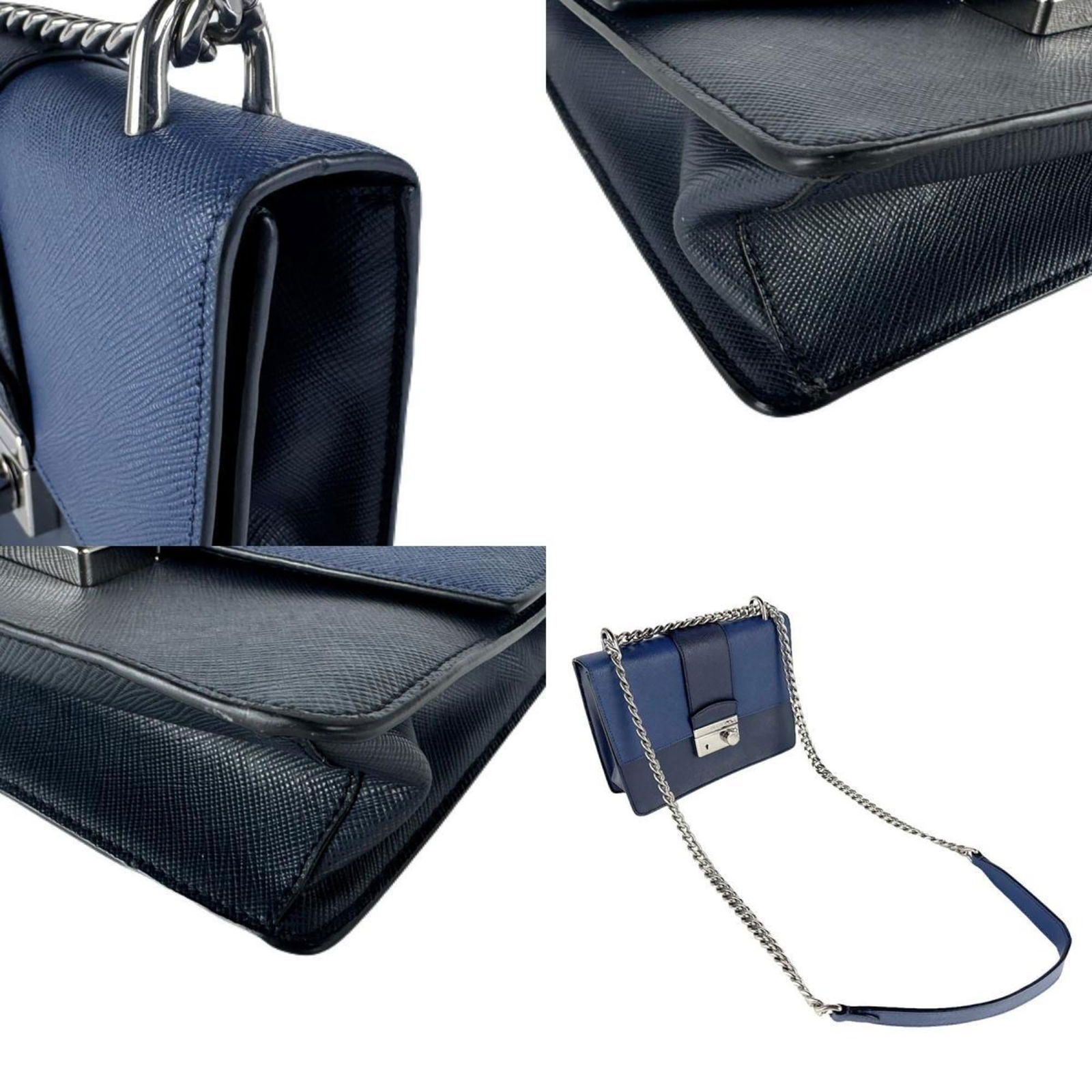 Leather Prada Shoulder Bag - 4