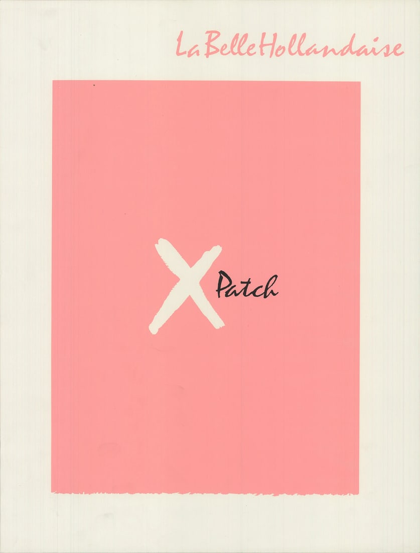 Cont IAN HAMILTON FINLAY La Belle Hollandaise SIGNED 22.25" x 17" Serigraph 1967 (1 of 6)