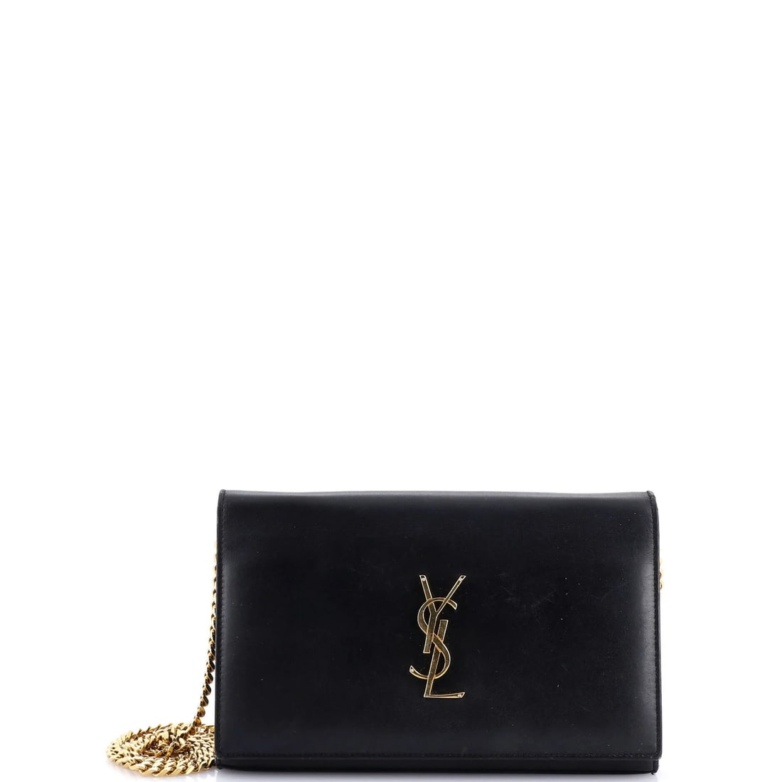 Small Saint Laurent Classic Monogram Wallet on Chain Leather (1 of 7)