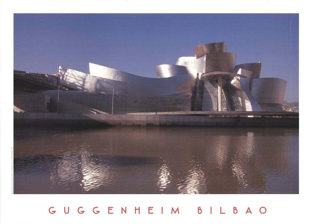 Photography FRANK GEHRY Guggenheim Bilbao 19" x 26.5" Offset Lithograph 1997: Photography FRANK GEHRY Guggenheim Bilbao 19" x 26.5" Offset Lithograph 1997 This listing features Photography FRANK GEHRY Guggenheim Bilbao 19" x 26.5" Offset Lithograph 1997. Item specifics are