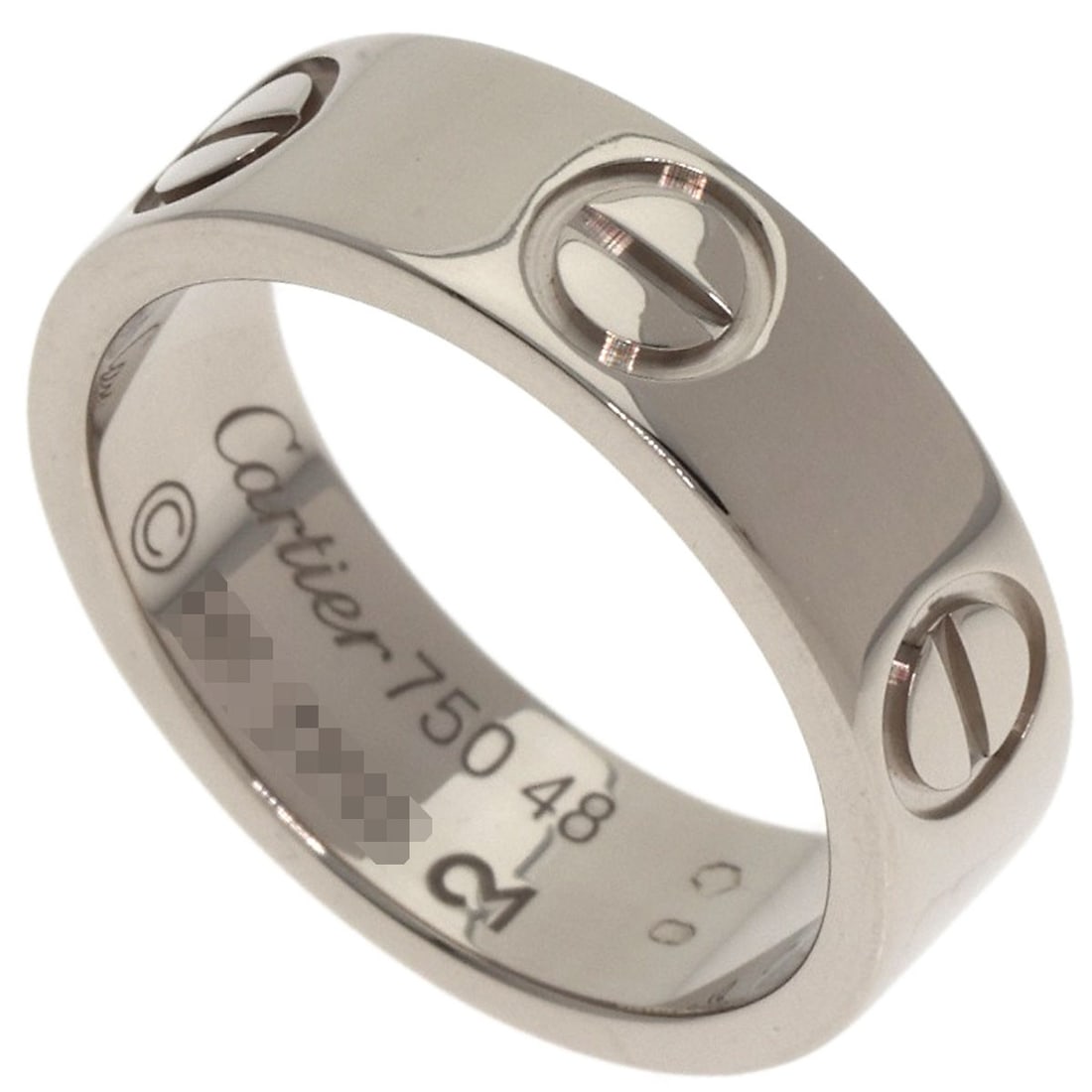 Gold CARTIER love ring #48 Ring K18 White: Gold CARTIER love ring #48 Ring K18 White This listing features Gold CARTIER love ring #48 Ring K18 White. Item specifics are provided below. Item Specifics: Brand: CARTIER Style: Ring Material: K18