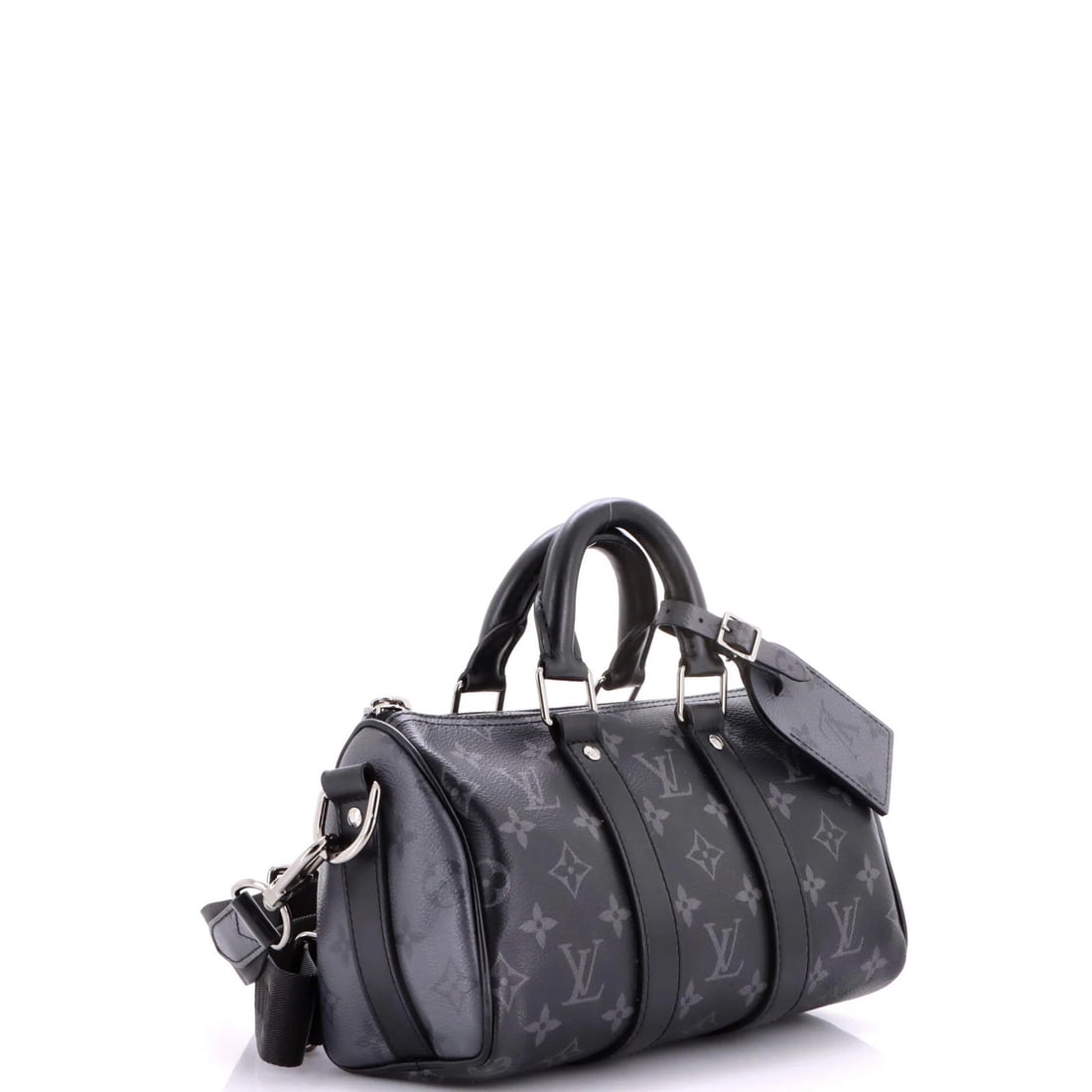 Canvas Louis Vuitton City Keepall Bag Reverse Monogram Eclipse - 2
